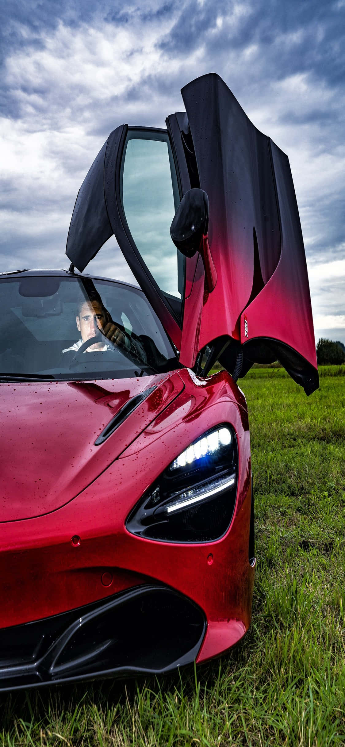 Dis 'n Pas! Die iPhone X en McLaren 720s. Muurpapier