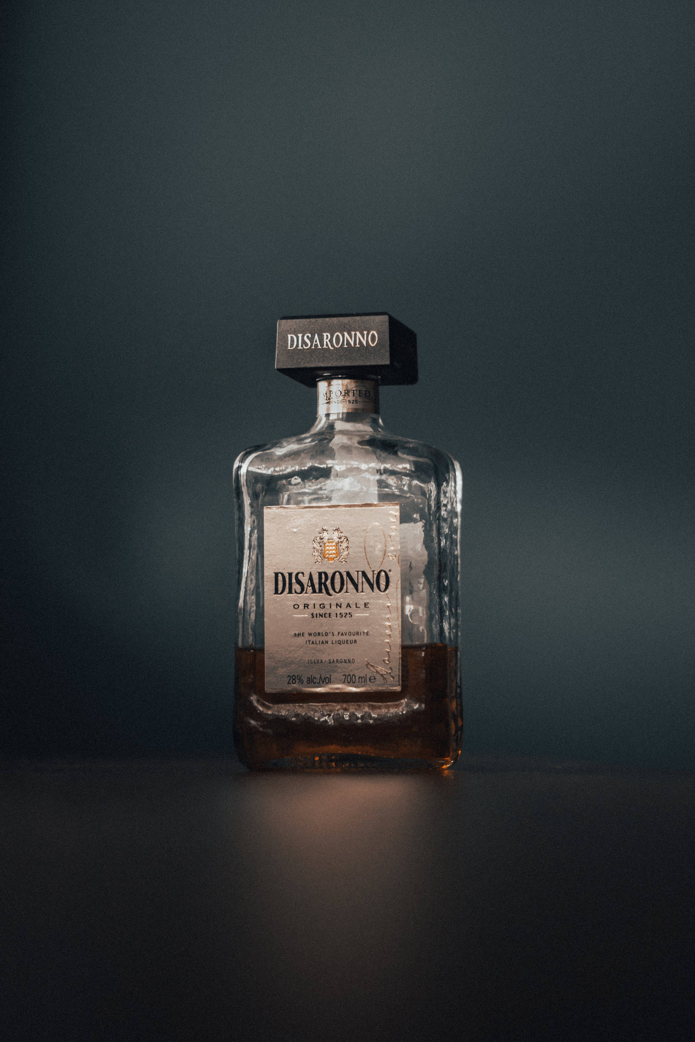 Disaronno Whiskey Likeur Bottel Muurpapier