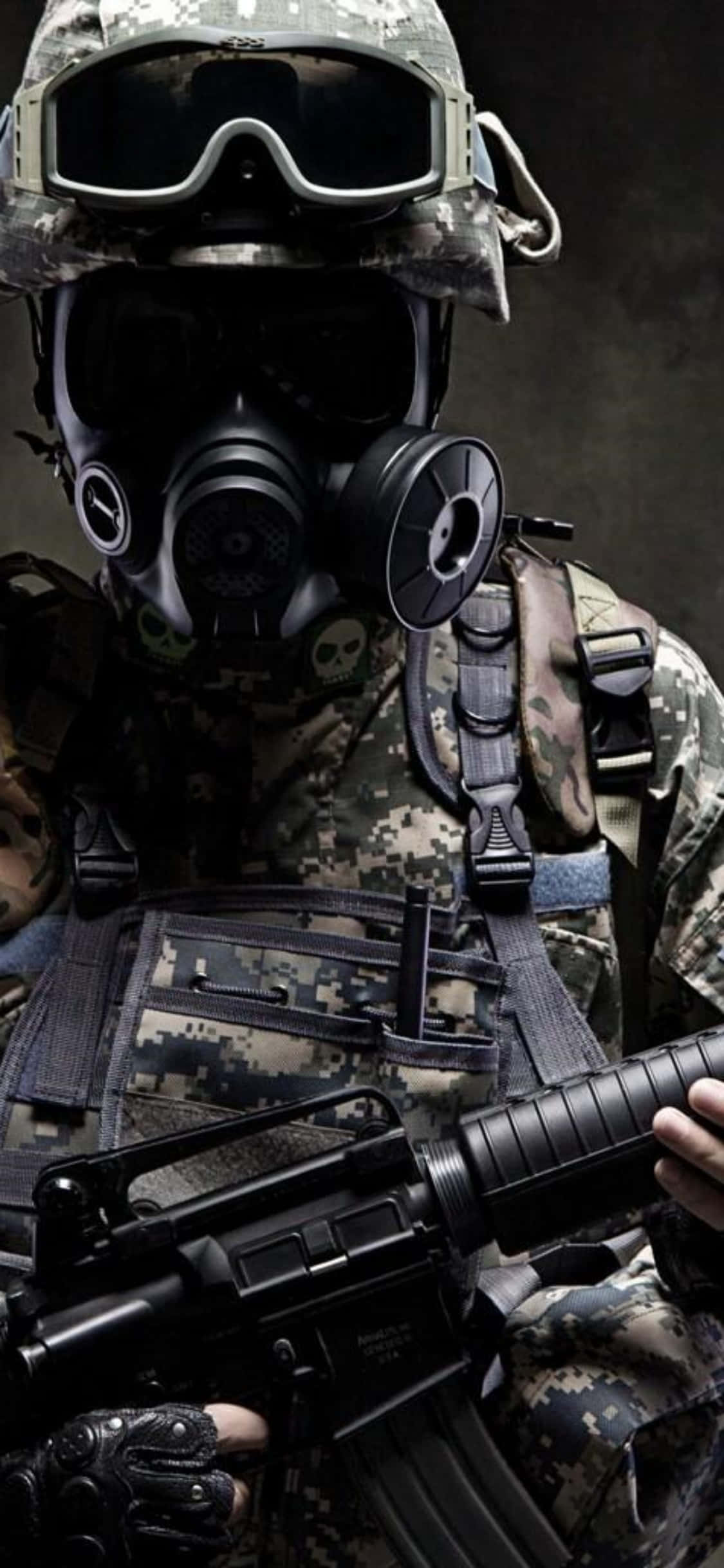 Dit is tyd vir aksie met iPhone Xs en Counter-Strike: Global Offensive Muurpapier