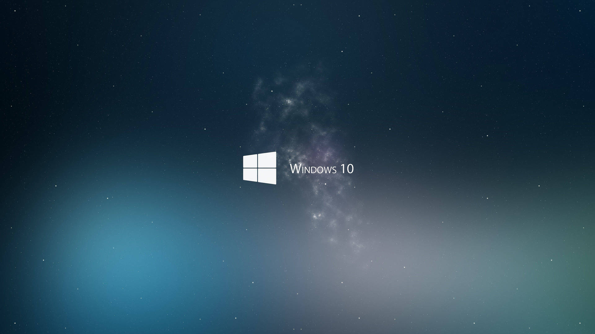 Windows 10-logo in wit 4k-agtergrond.