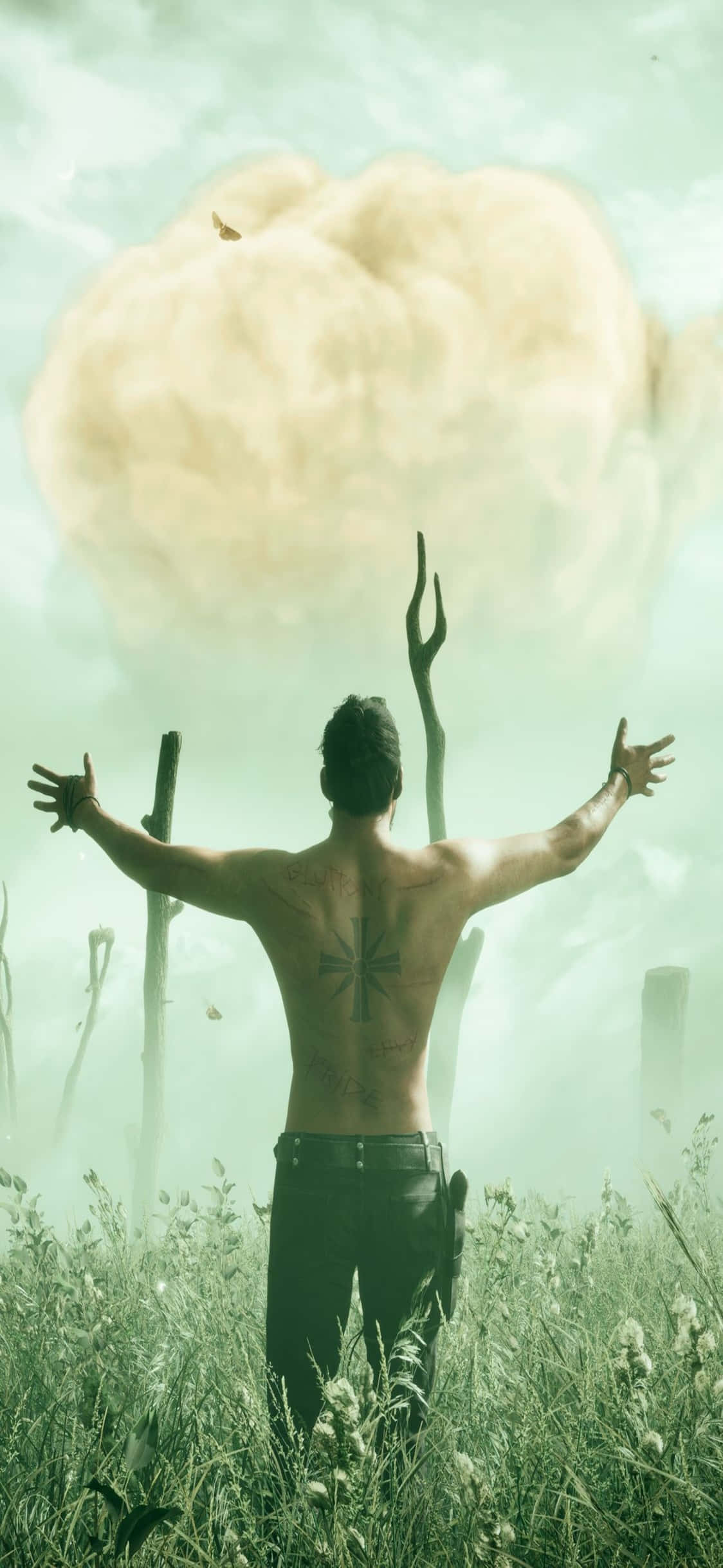 Dompel jouself in die aksie van Far Cry 3 op iPhone X Muurpapier