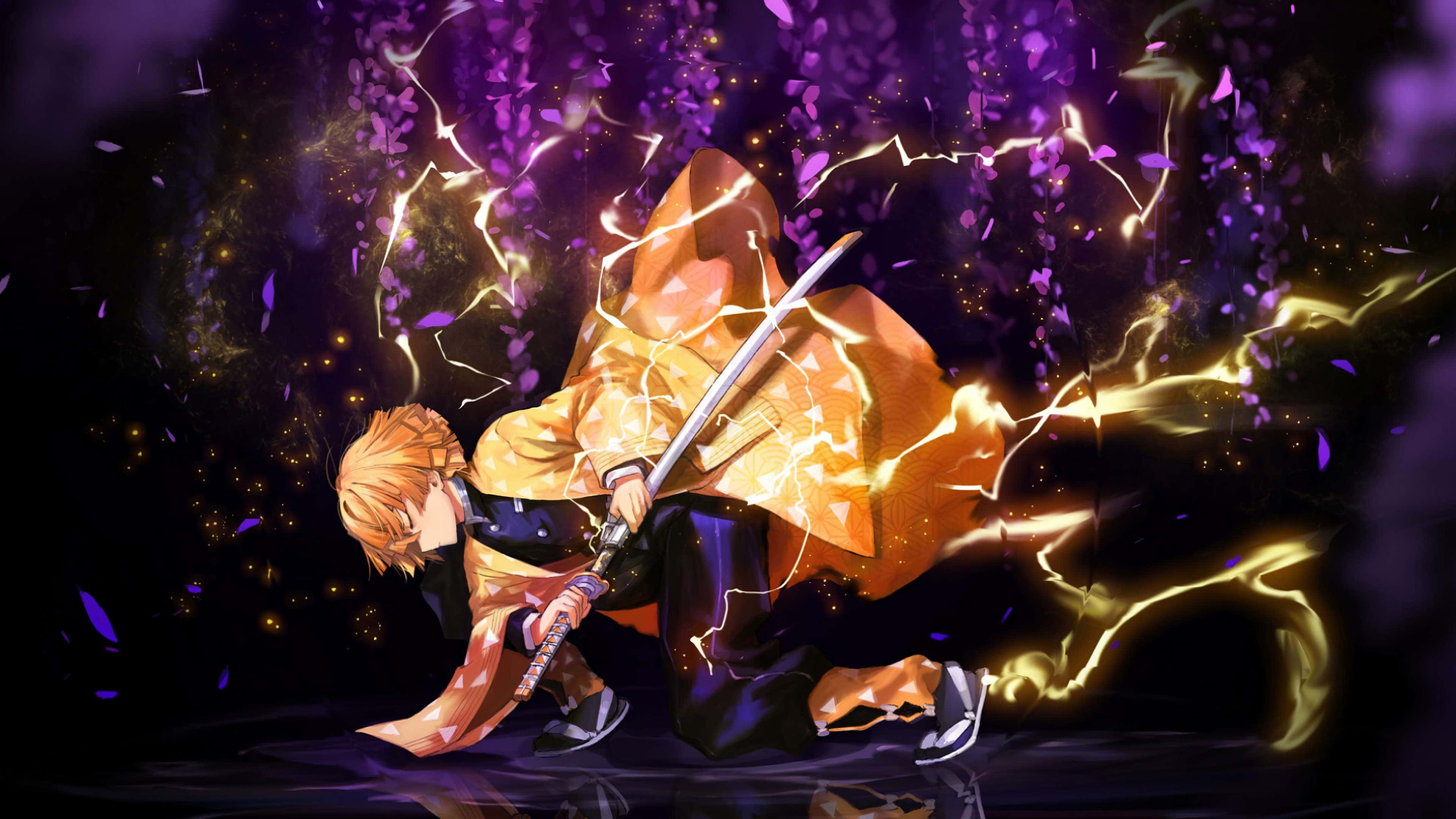 Dompel jouself in die Demon Slayer-heelal met hierdie pragtige 4K-foto's. Muurpapier