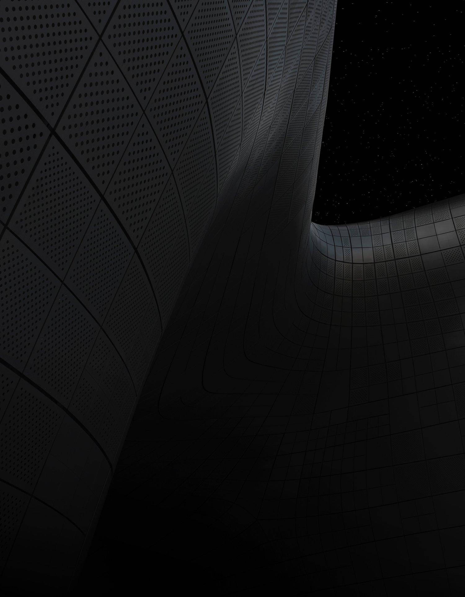 Dongdaemun Design Plaza Donker Modus Muurpapier