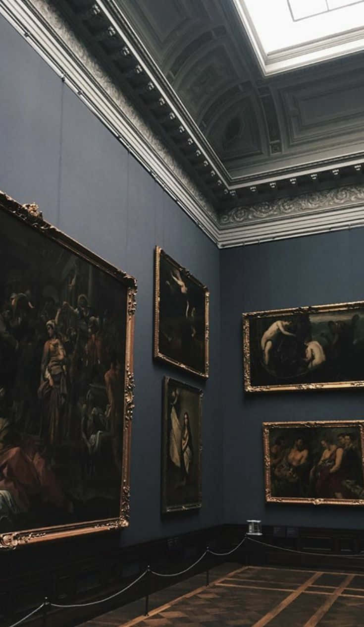 Donker Akademie agtergrond — Donker akademie Muurpapier