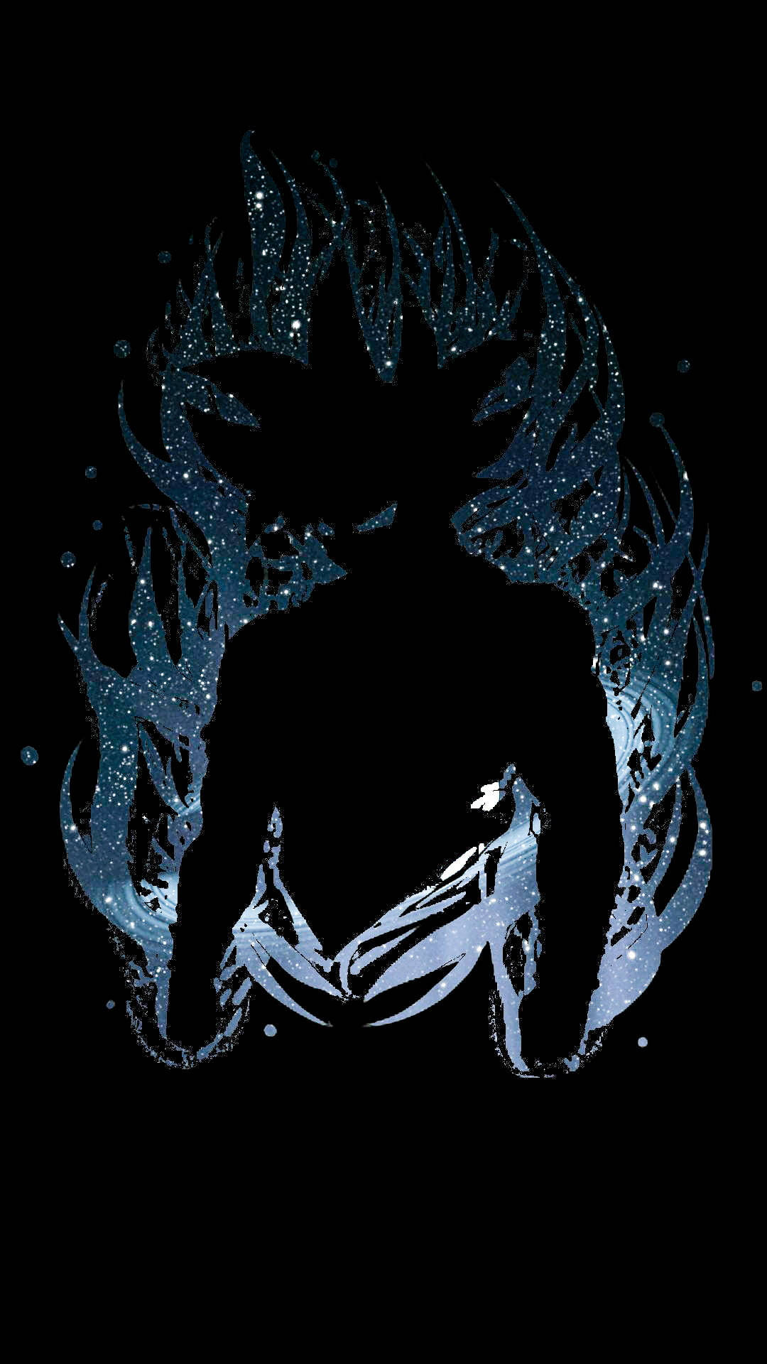 Donker Goku Swart PFP — Dragon ball super GIF Muurpapier