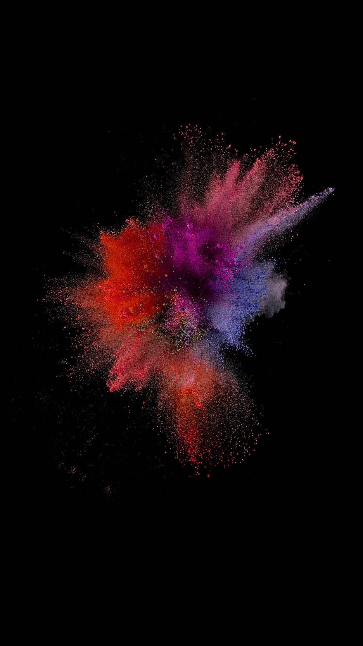 Donker iPhone-blomontwerp Muurpapier