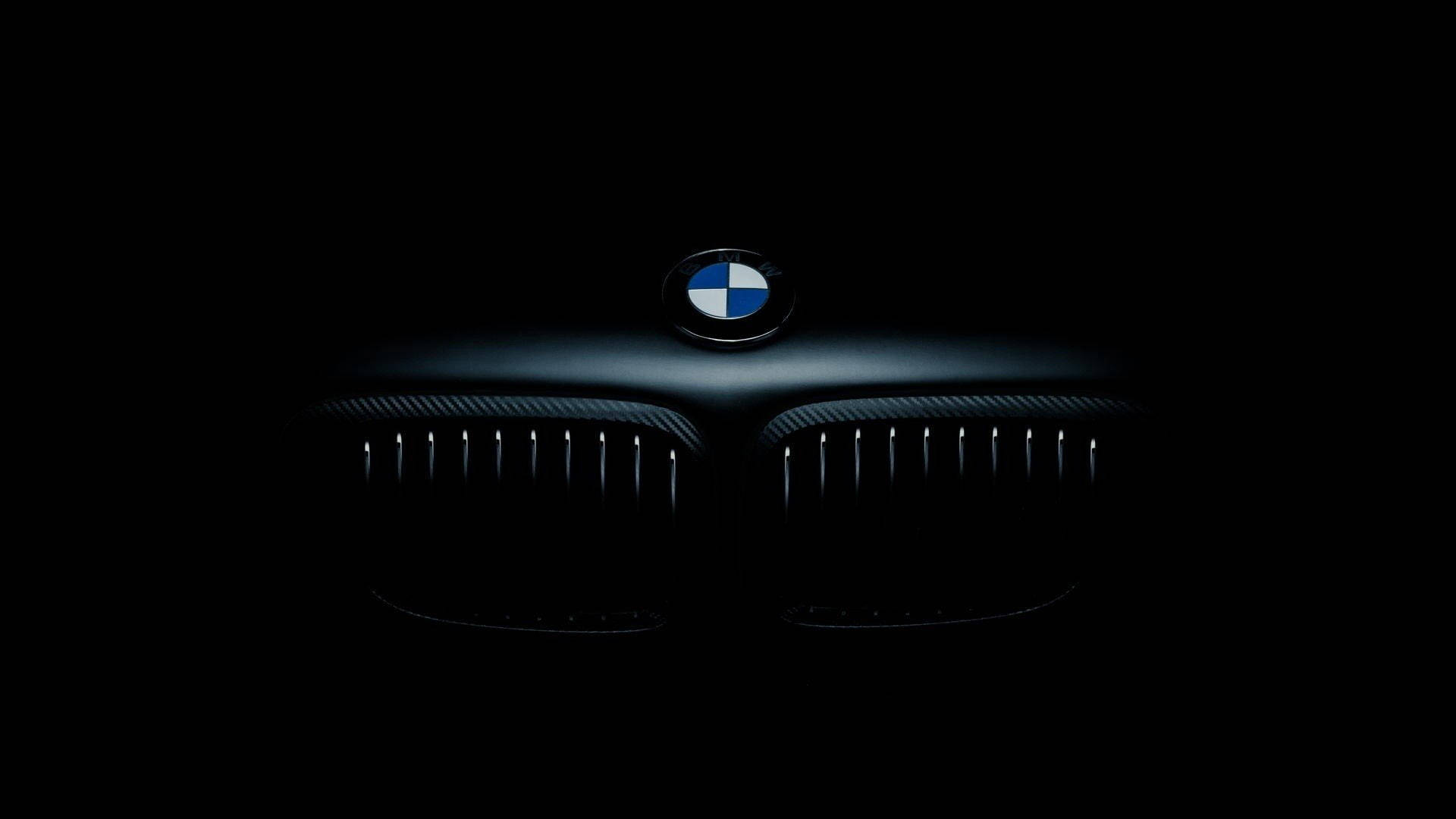 Donker Koplig BMW Skootrekenaar Muurpapier