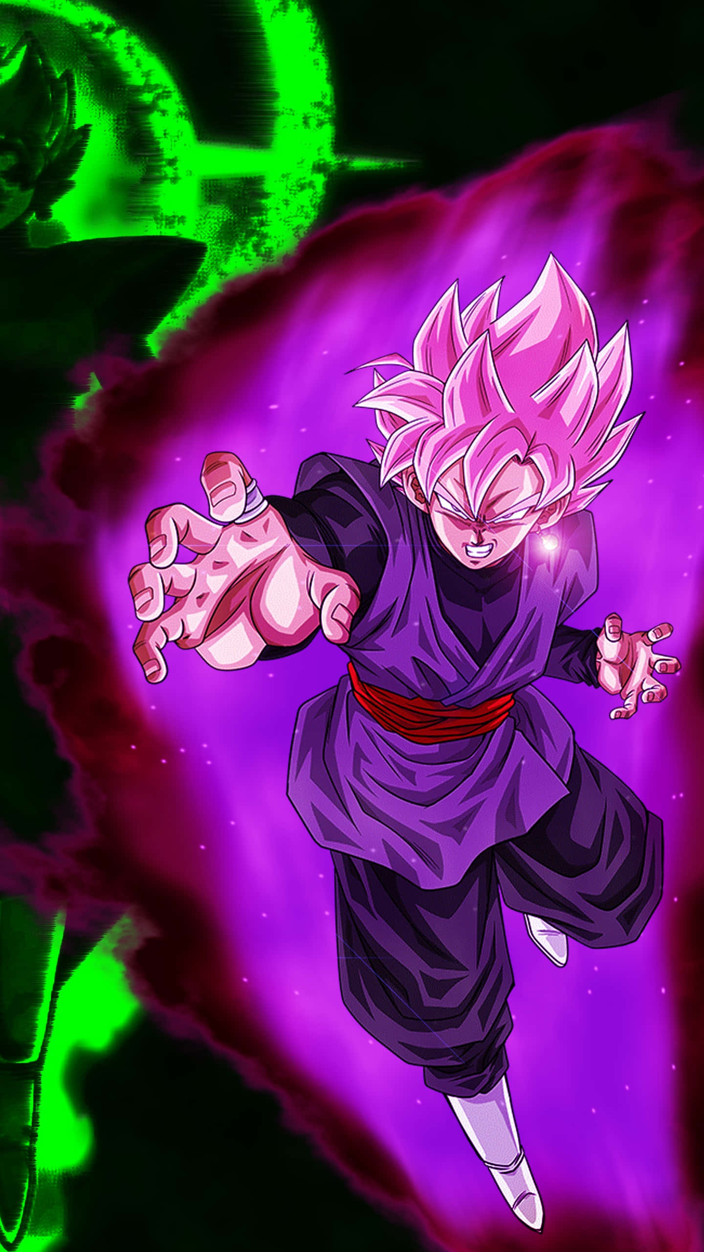 Donker Mag Ontketen - Goku Swart Transformasie Muurpapier