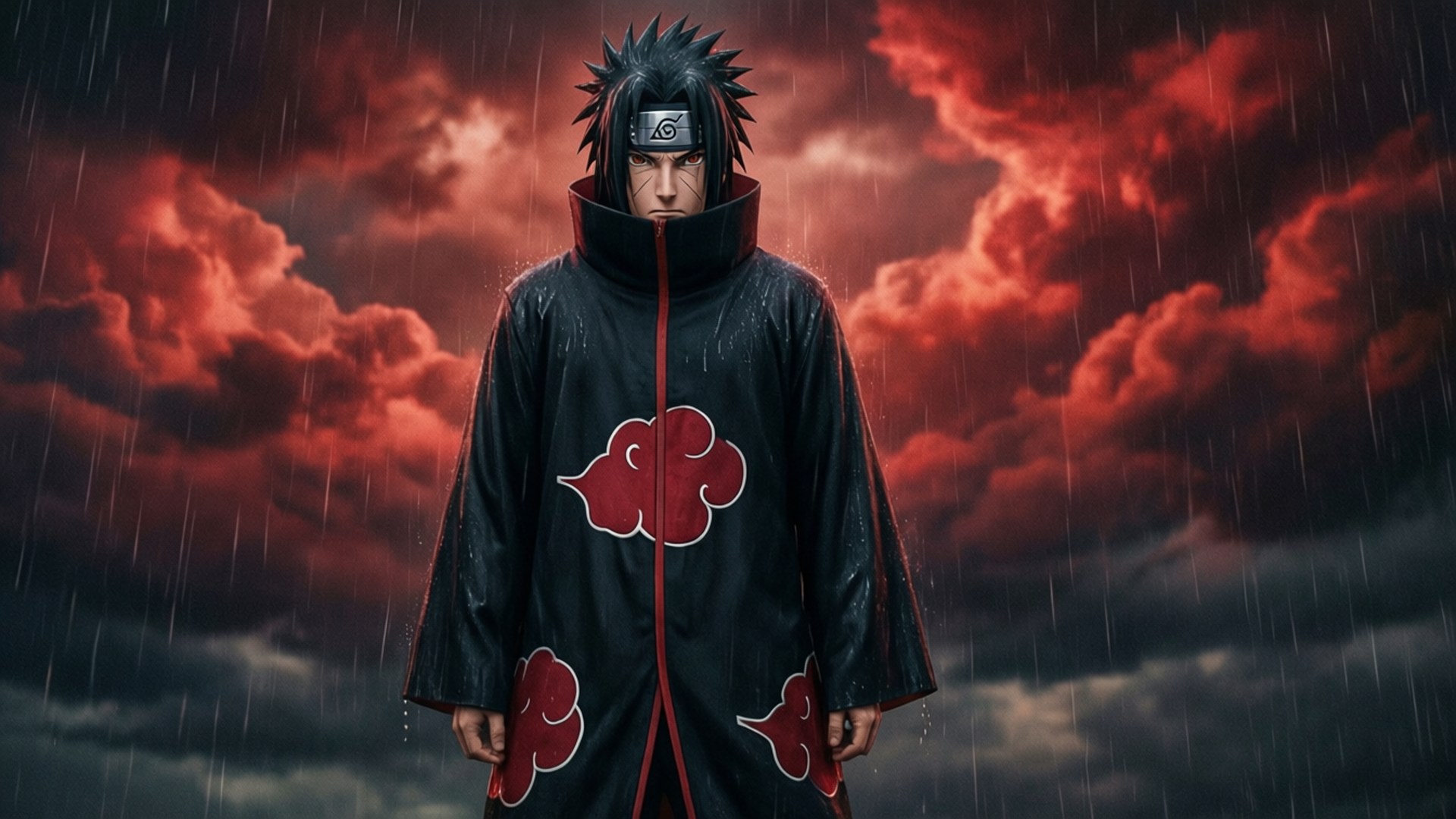 Donker Naruto Muurpapier
