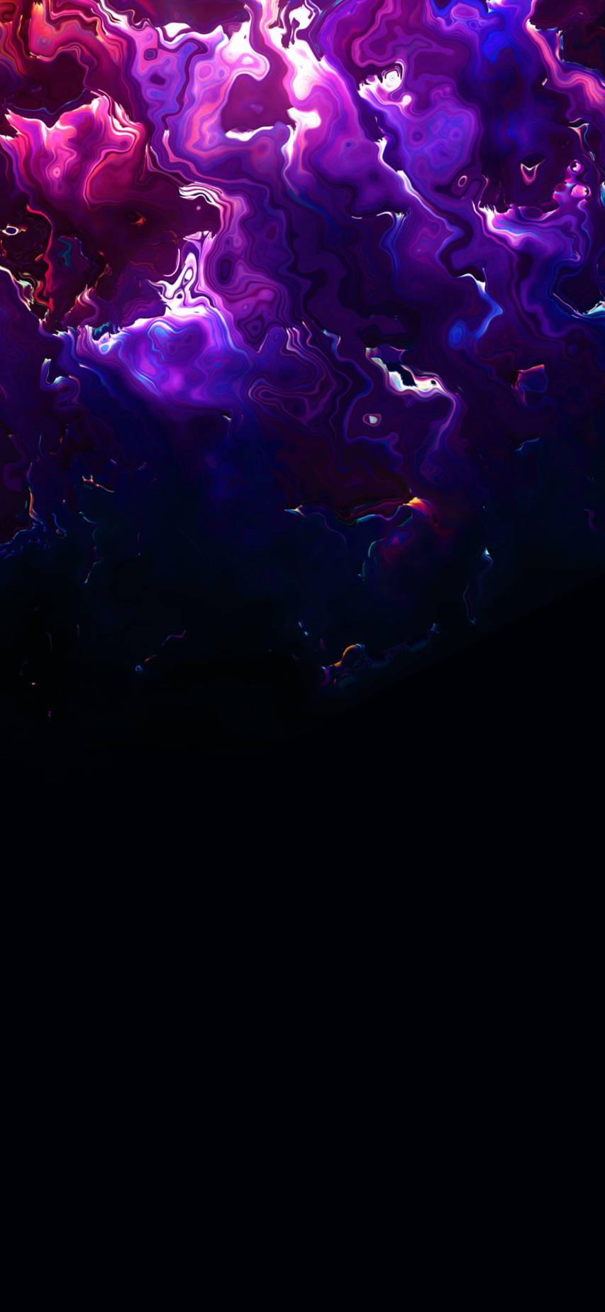 Donker Neon iPhone Rook Muurpapier