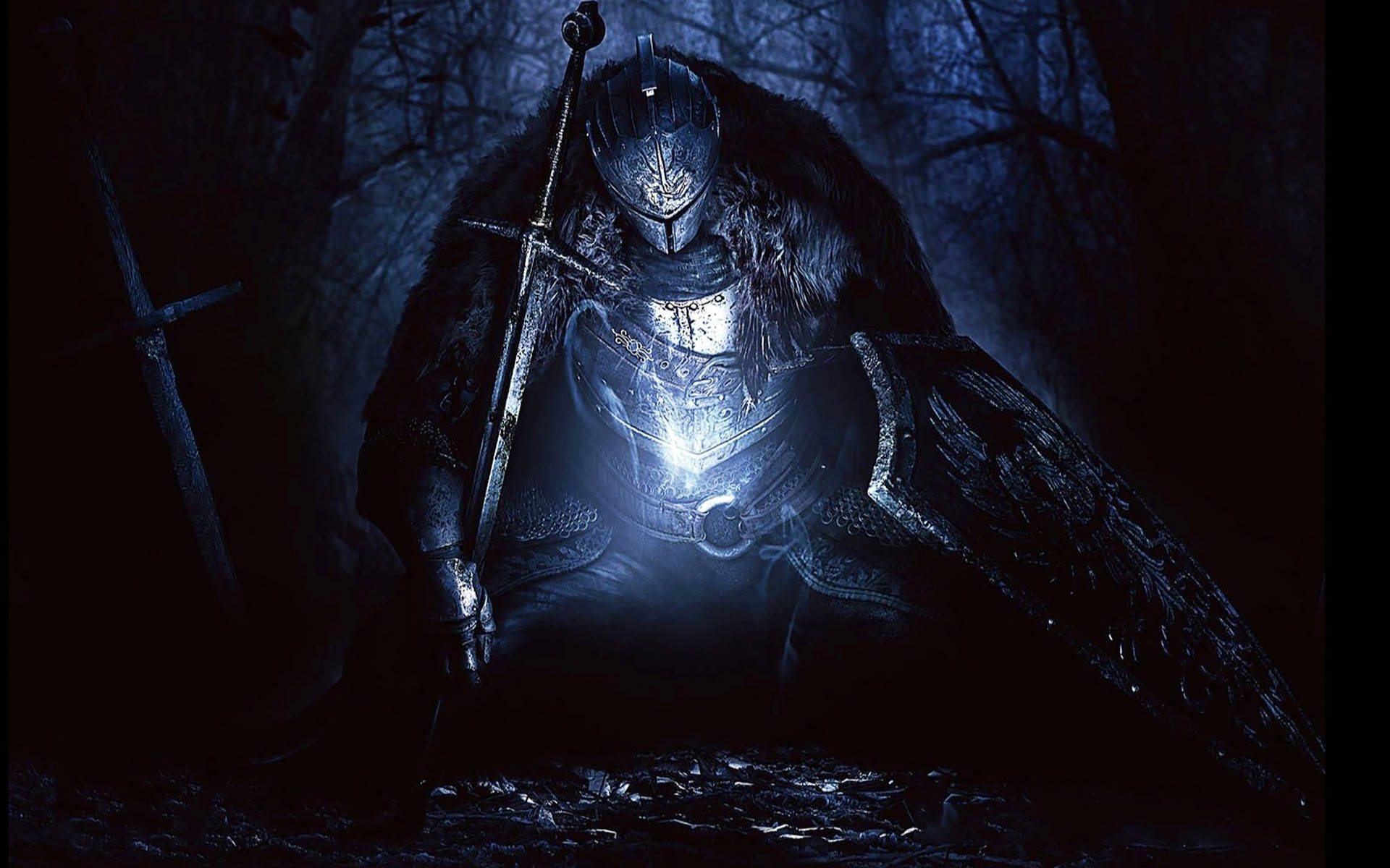 Donker Tema Dark Souls 2 Muurpapier