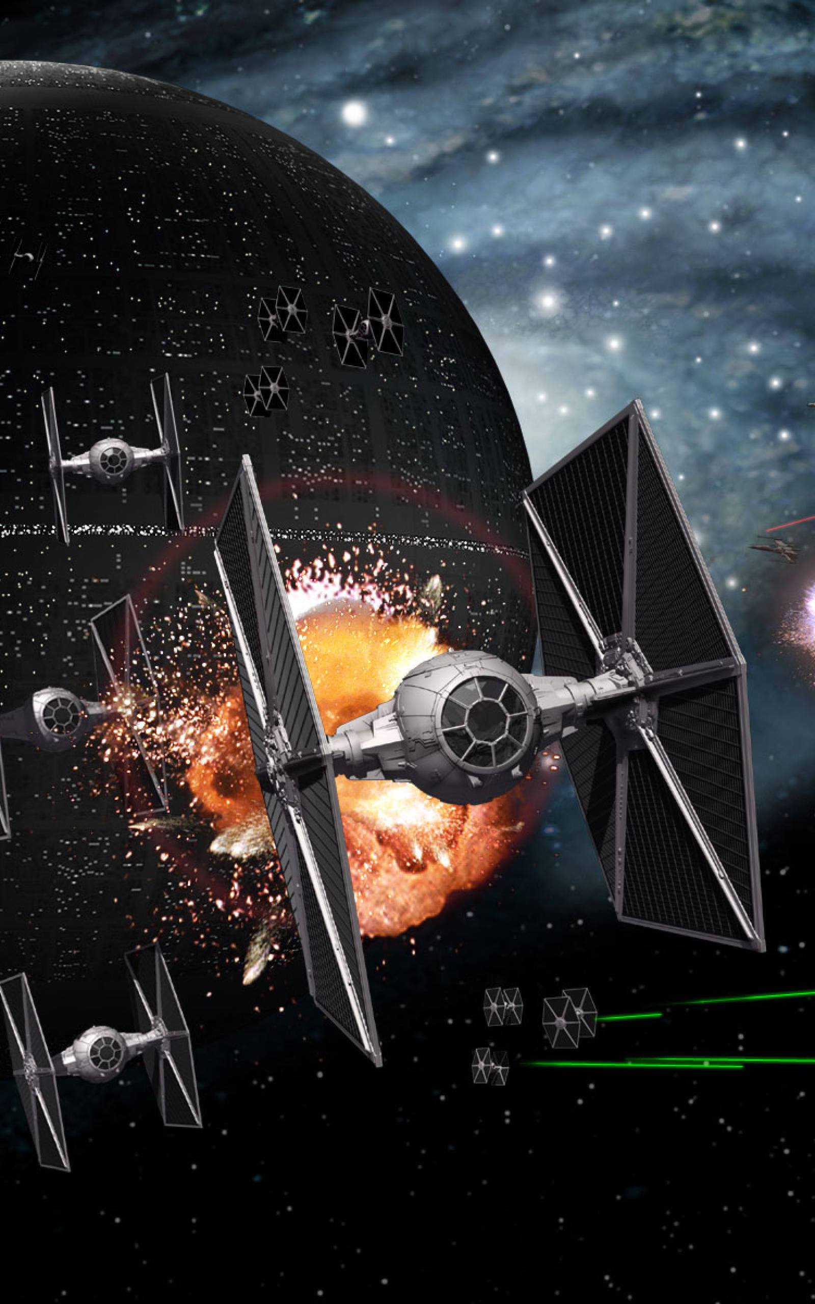 Doodster van Star Wars Tabletagtergrond Muurpapier