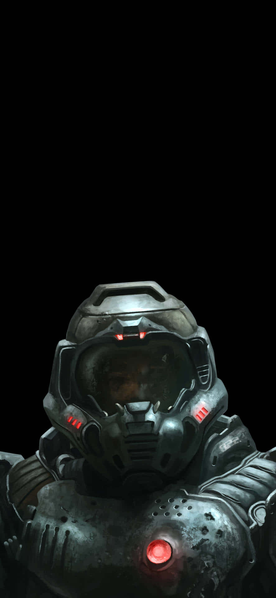 Doom Eternal Pixel 3xl Doom Guy-agtergrond Muurpapier