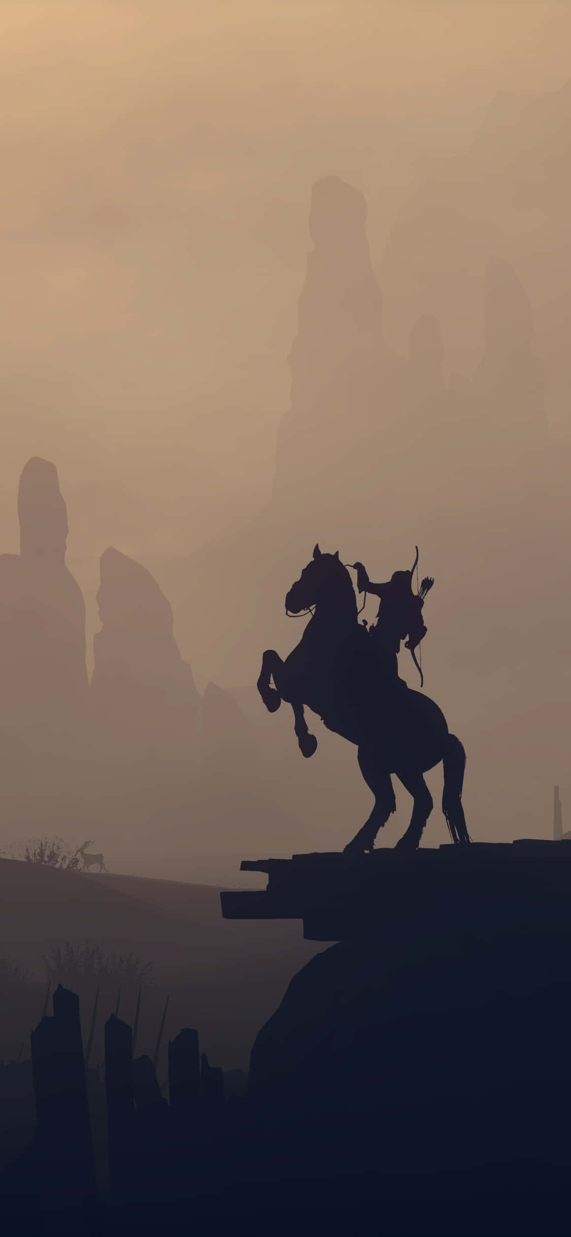 Dragon Age Inquisition op die nuwe iPhone Xs Muurpapier