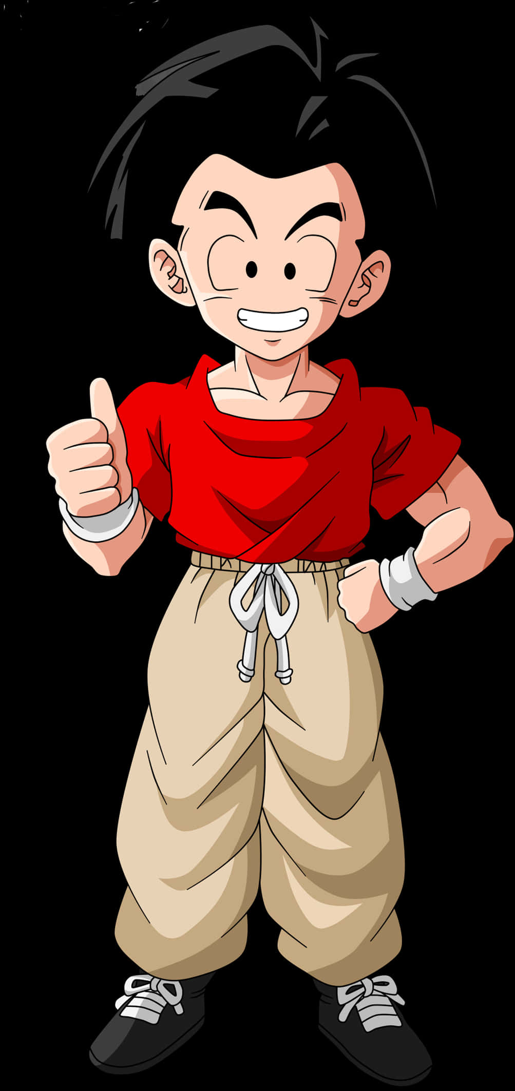 Dragon Ball Z Karakter Duim Omhoog Muurpapier