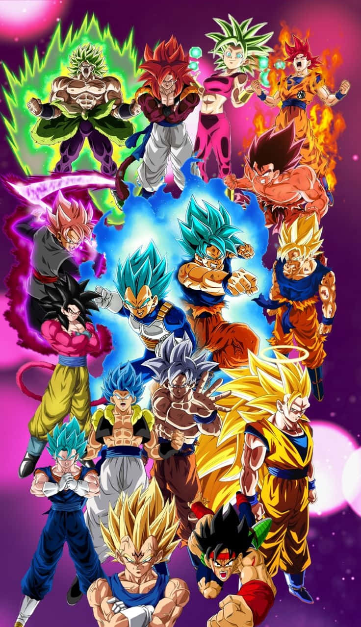 Dragon Ball Z prente — Dragon ball super GIF Muurpapier