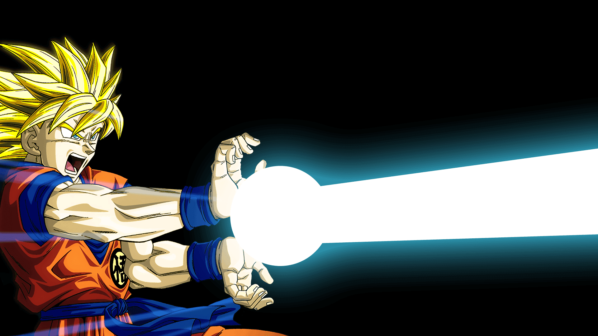 Dragon Ball Z Vegters in Intense Geveg Muurpapier