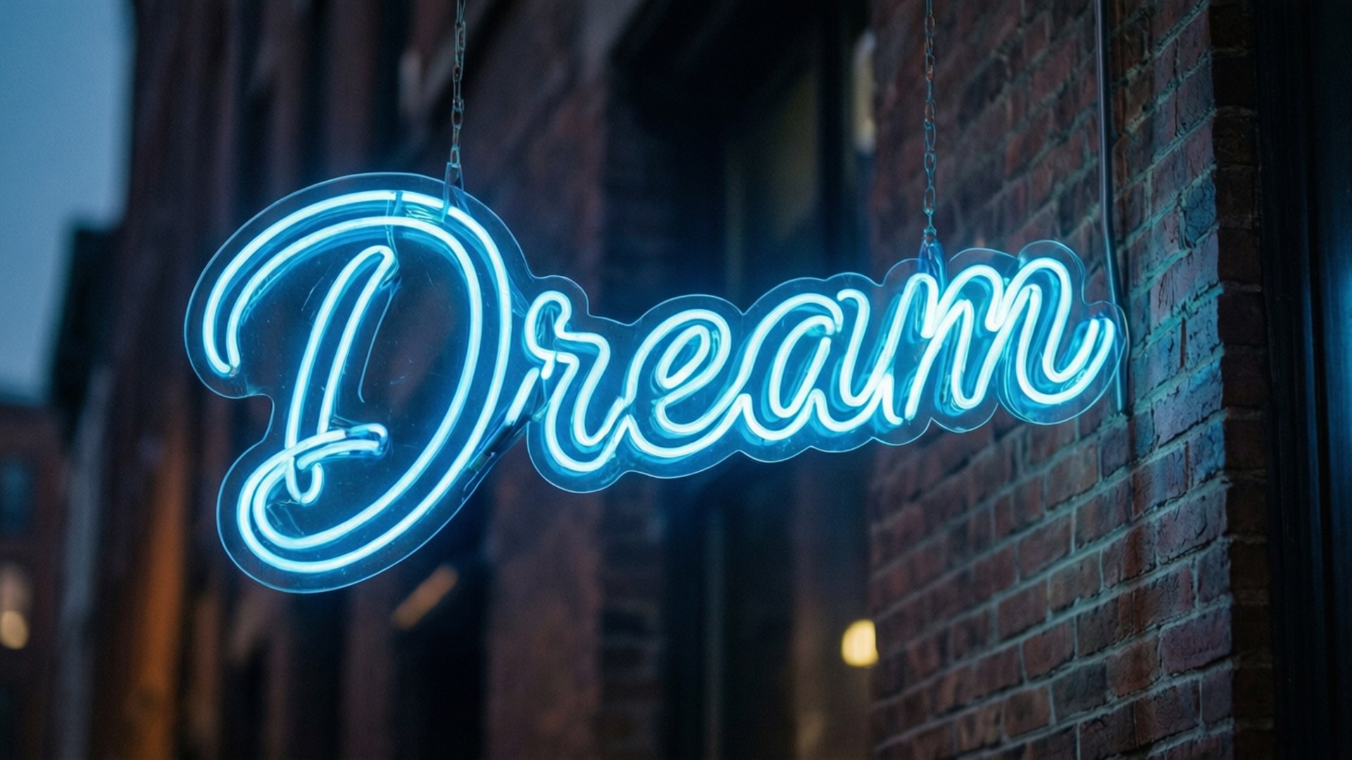 Droom Neon-teken Muurpapier