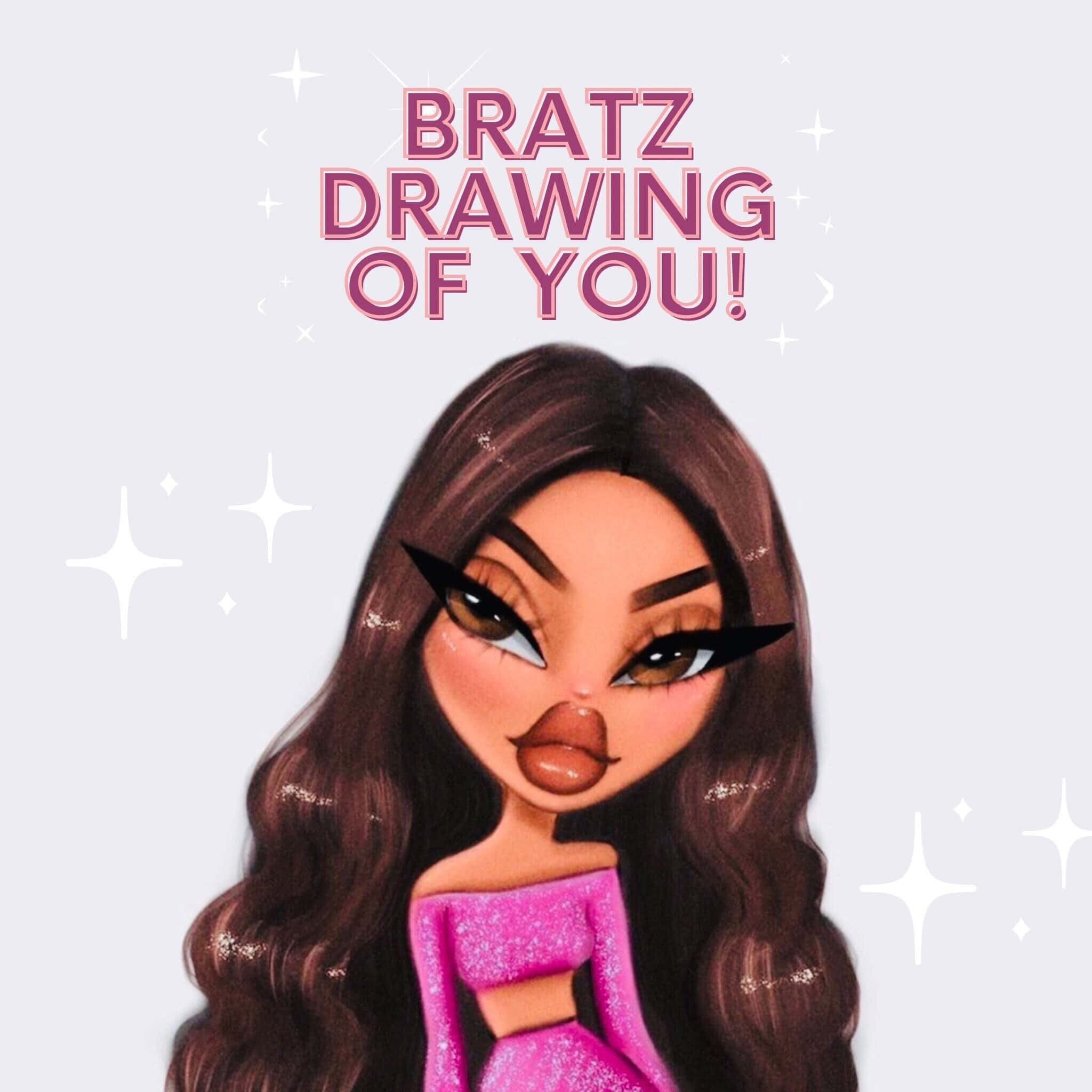 Druk jou styl uit met Bratz-estetika Muurpapier