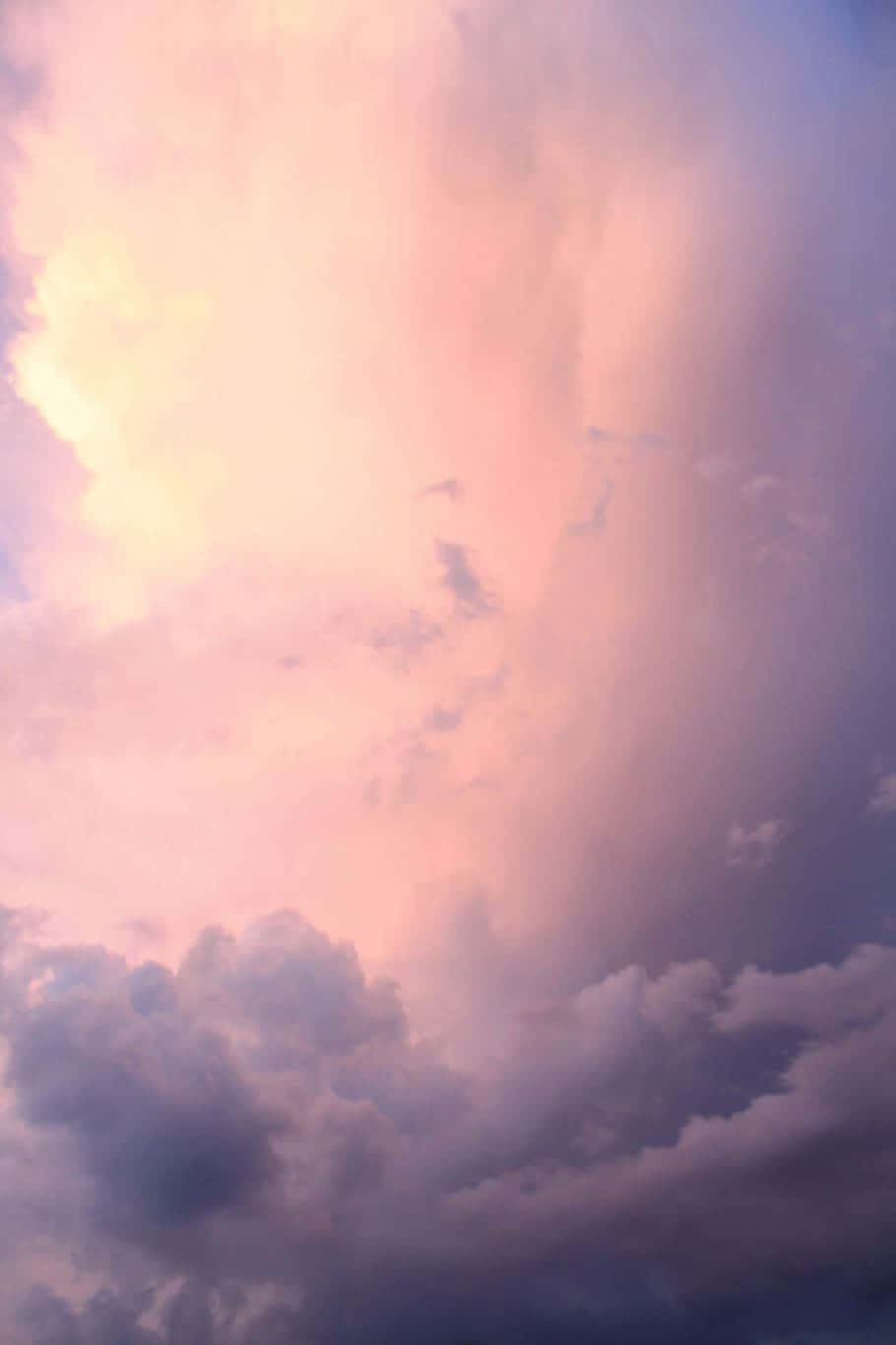 Dryf bo die wolke en vind jou estetika Muurpapier