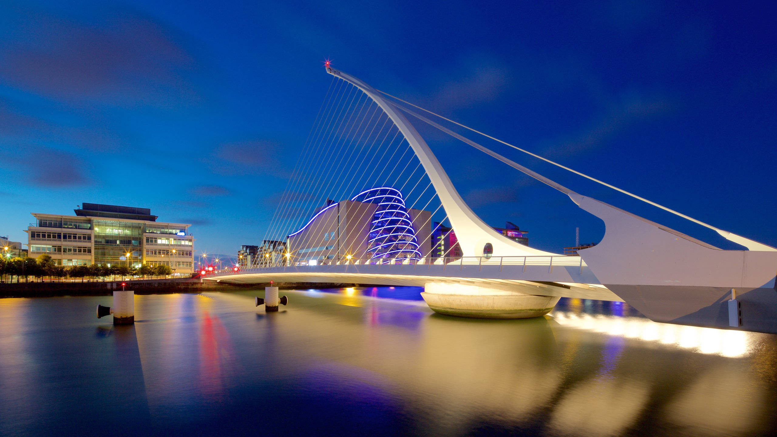 Dublin Koel Harpbrug Muurpapier