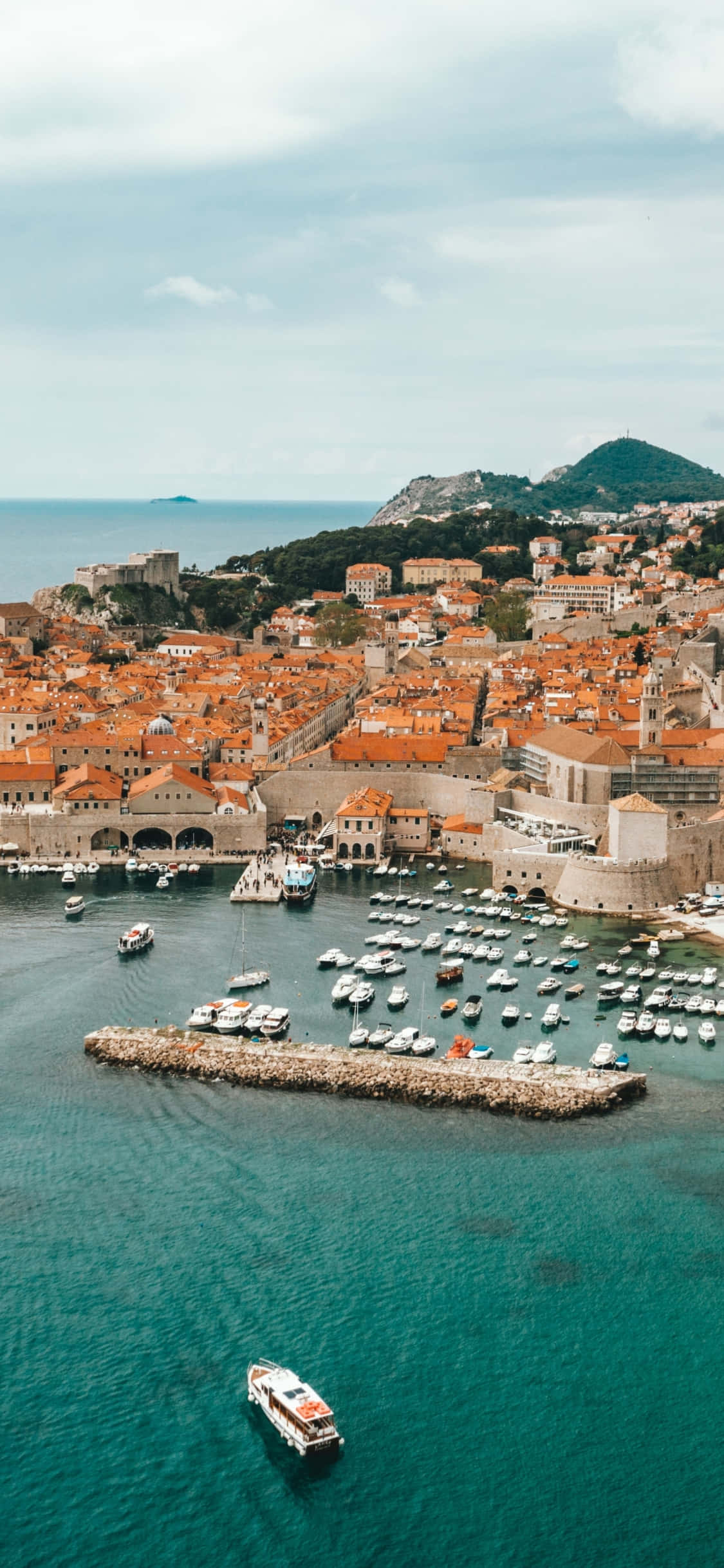 Dubrovnik Antieke Seehawe Muurpapier