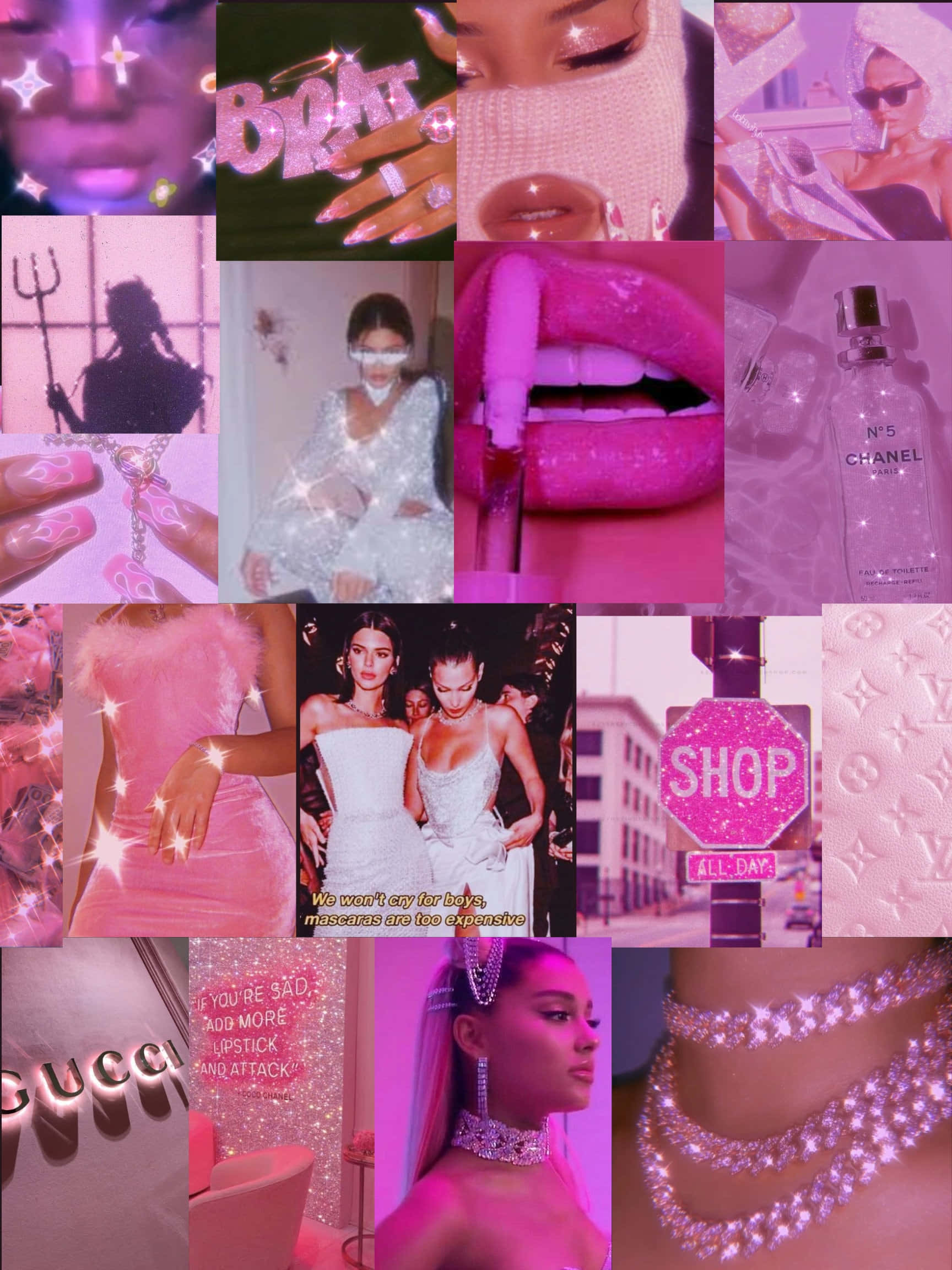 Duik diep in jou estetiese kant met Baddie Aesthetic Muurpapier
