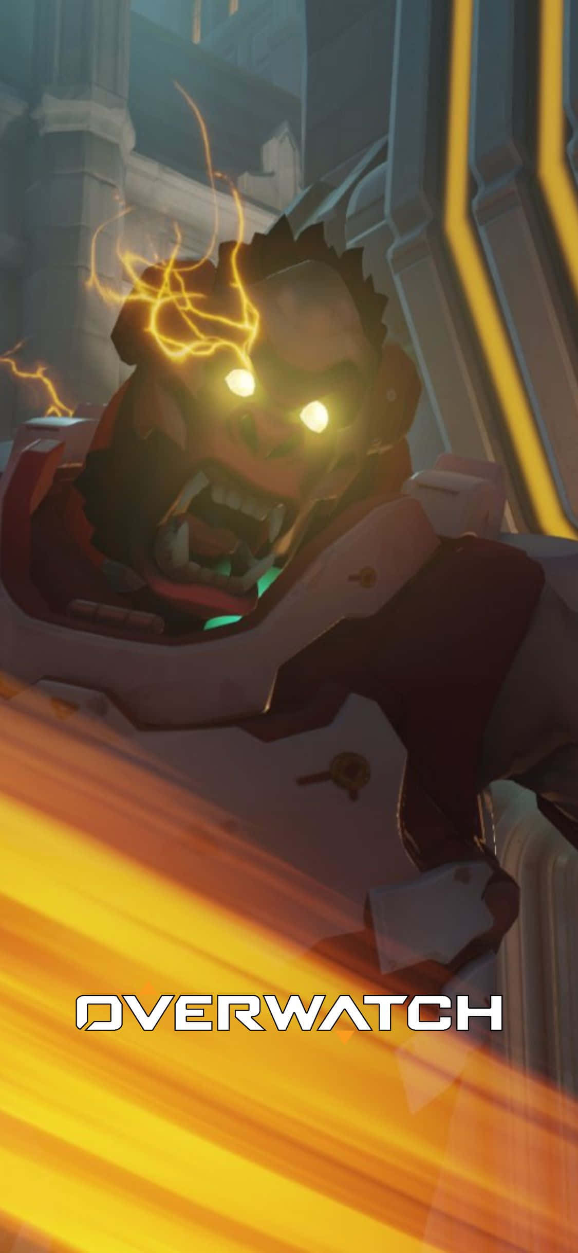 Duik in die aksie van Overwatch op jou iPhone X Muurpapier