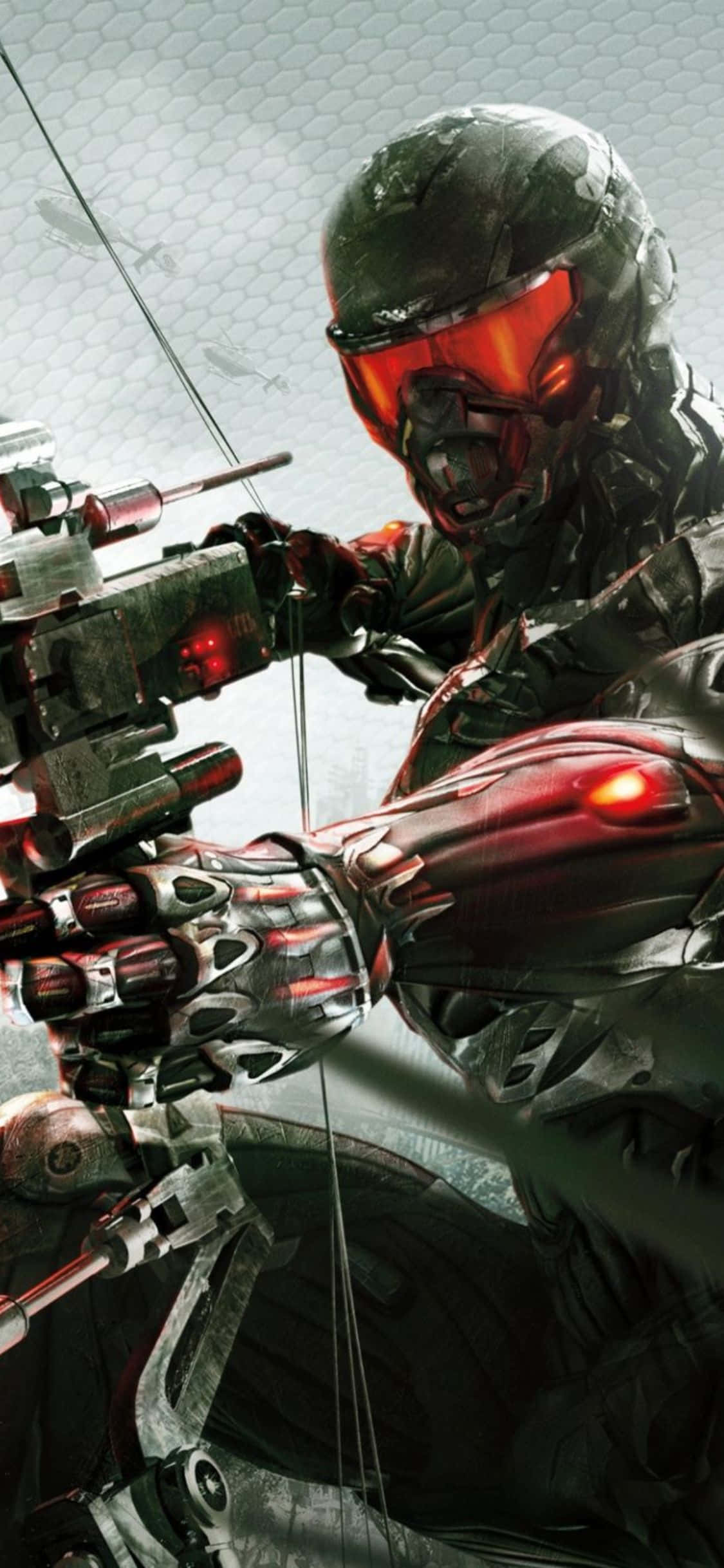 Duik in die opwindende wêreld van Crysis 3 met iPhone X Muurpapier