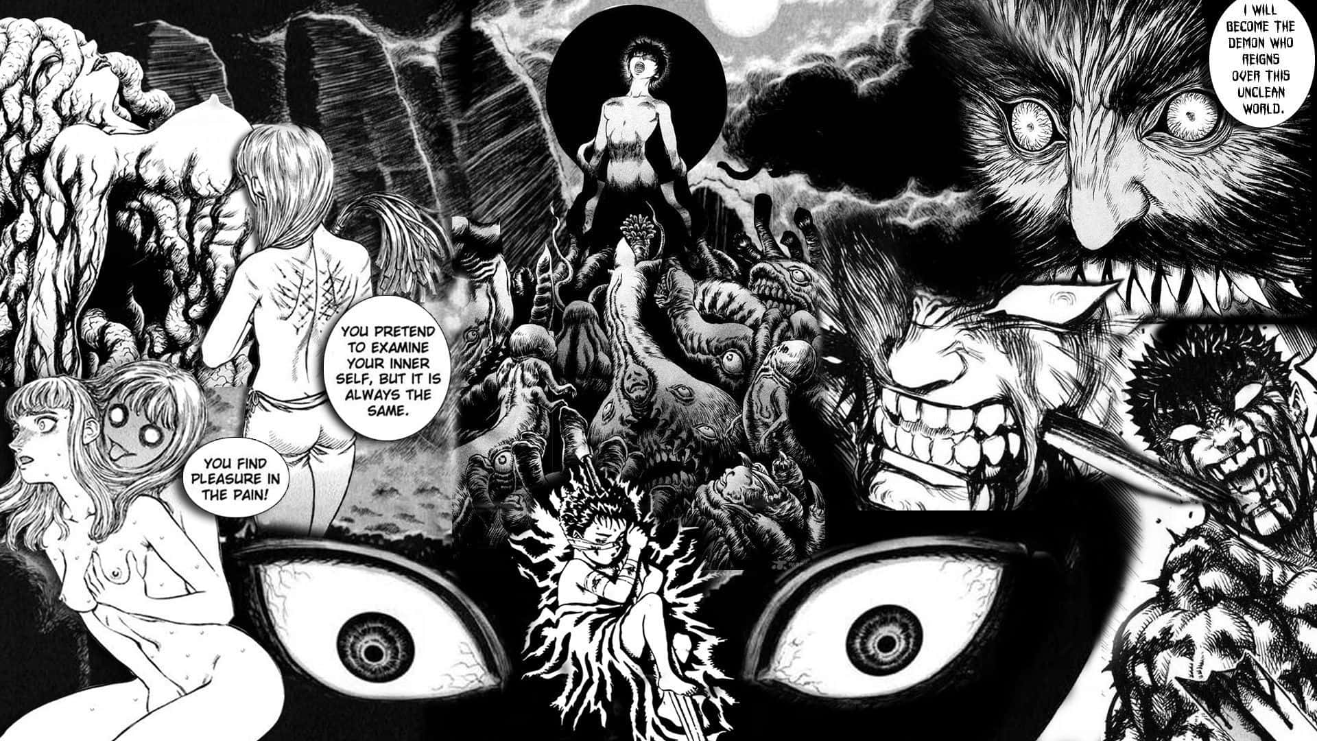 Duik in die wêreld van Manga met hierdie lewendige en kleurvolle Manga-paneel! Muurpapier