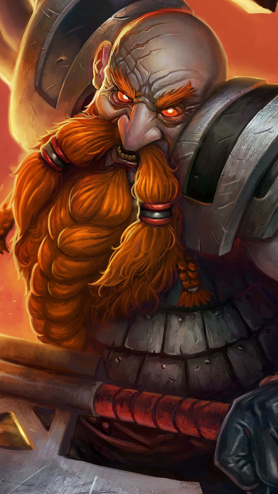 Dwerghmyn Pixel 3xl Hearthstone-agtergrond Muurpapier