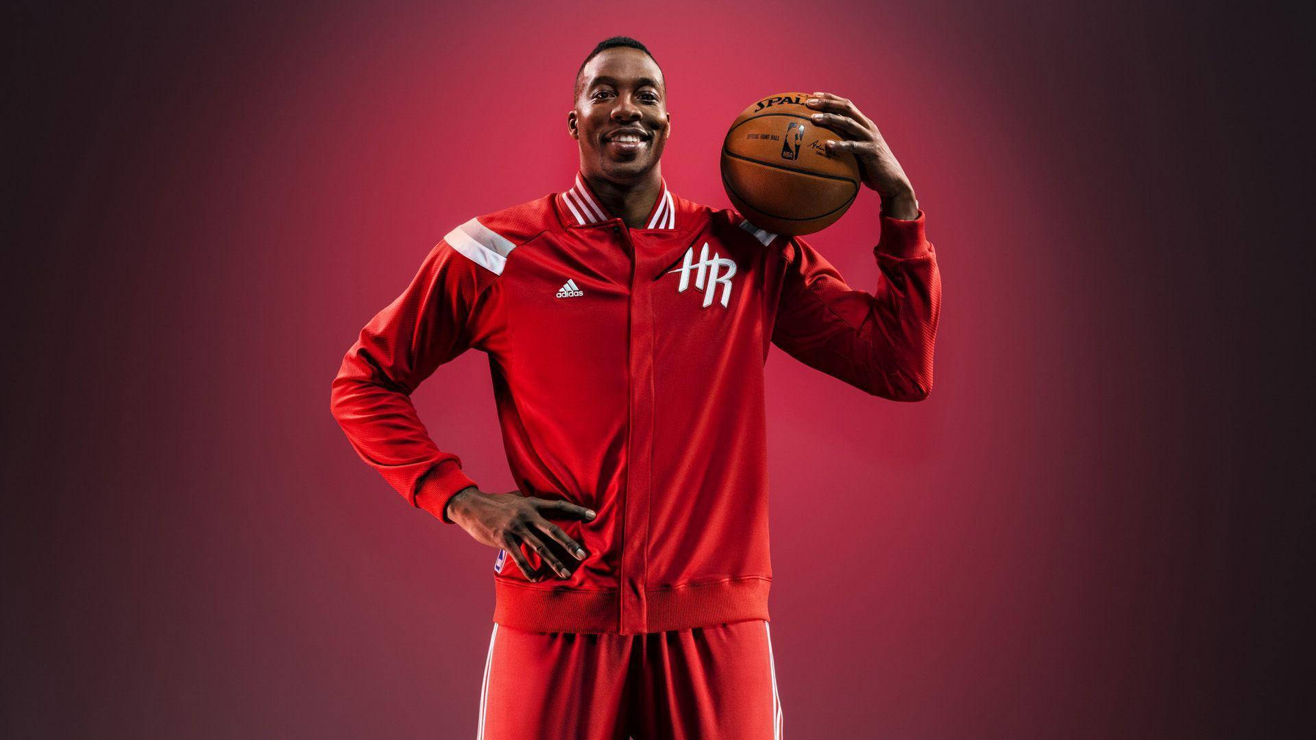 Dwight Howard wat 'n Slam Dunk skiet Muurpapier