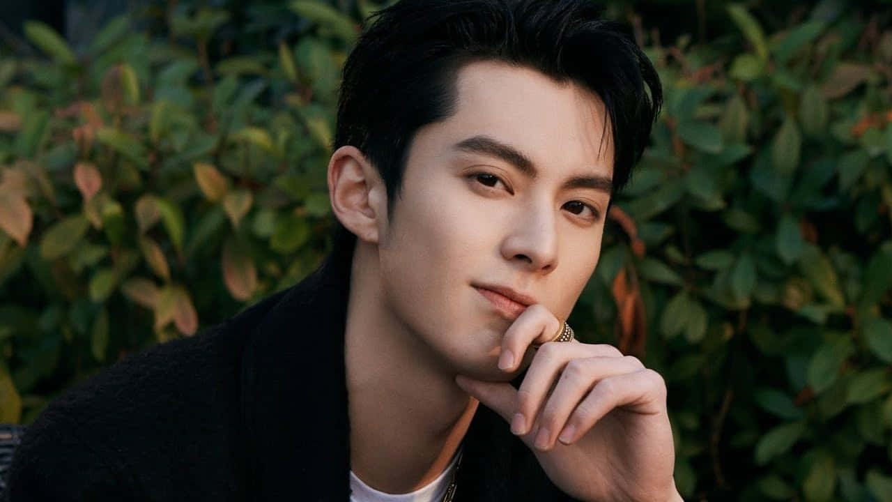 Dylan Wang wat glimlag Muurpapier