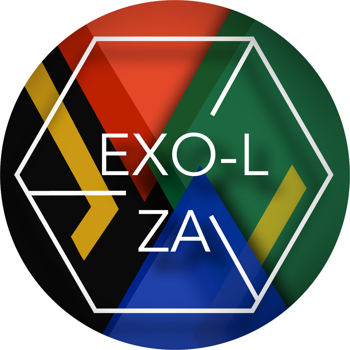 E X O L Aanhanger-logo-ontwerp Muurpapier