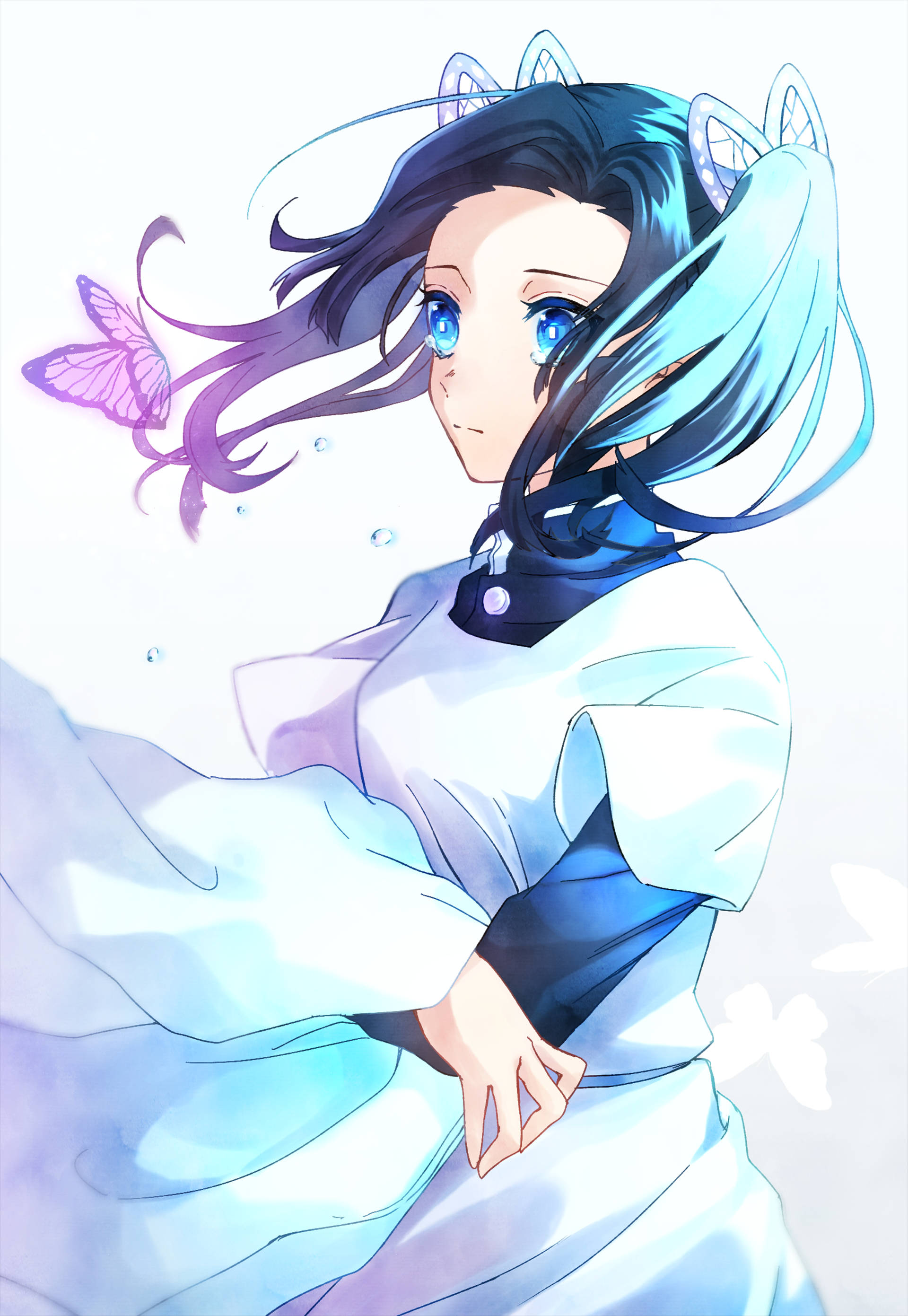 Eensame Aoi Kanzaki Muurpapier