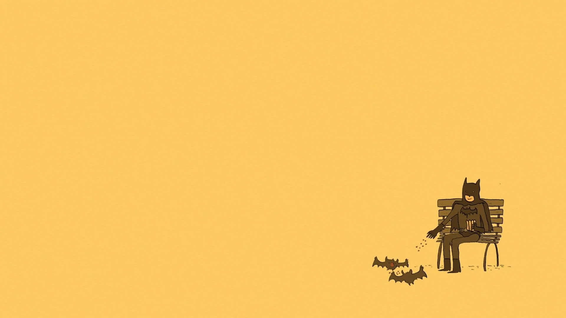 Eenvoudige dog stylvolle minimaliste ontwerp Muurpapier