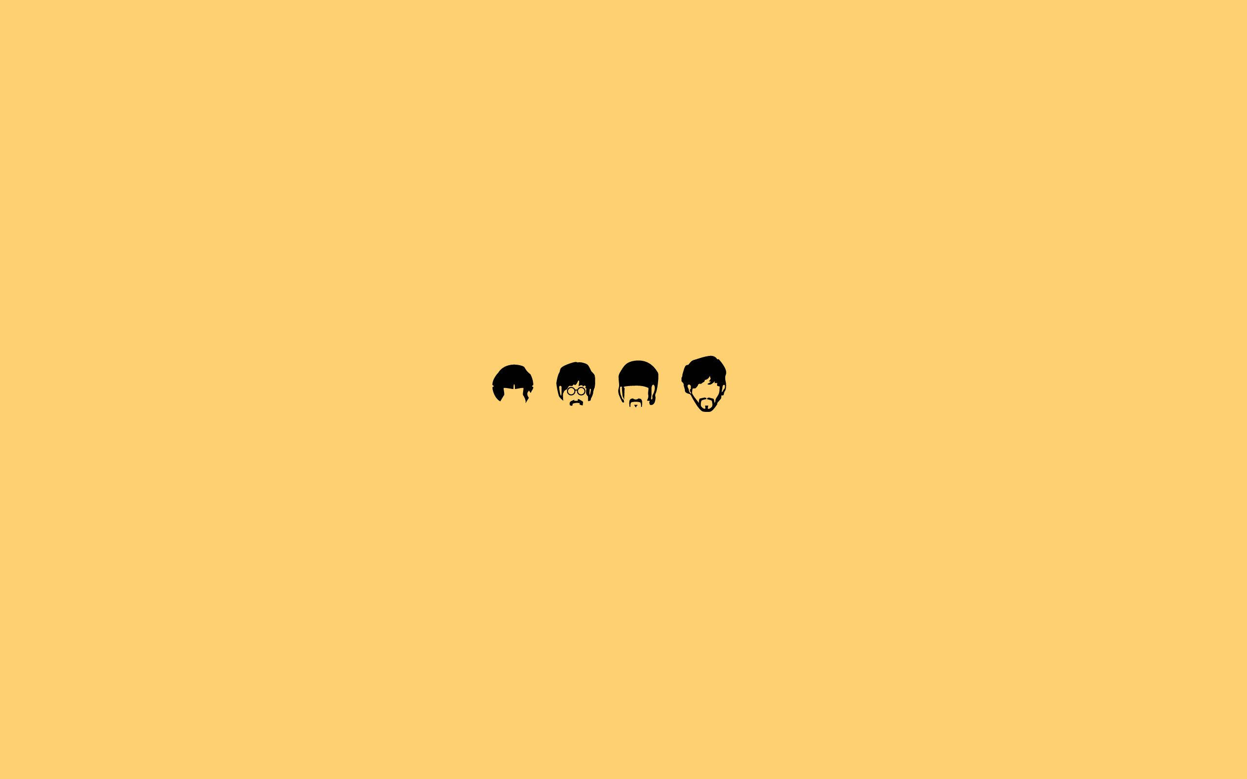 Eenvoudige Estetiese Beatles Muurpapier