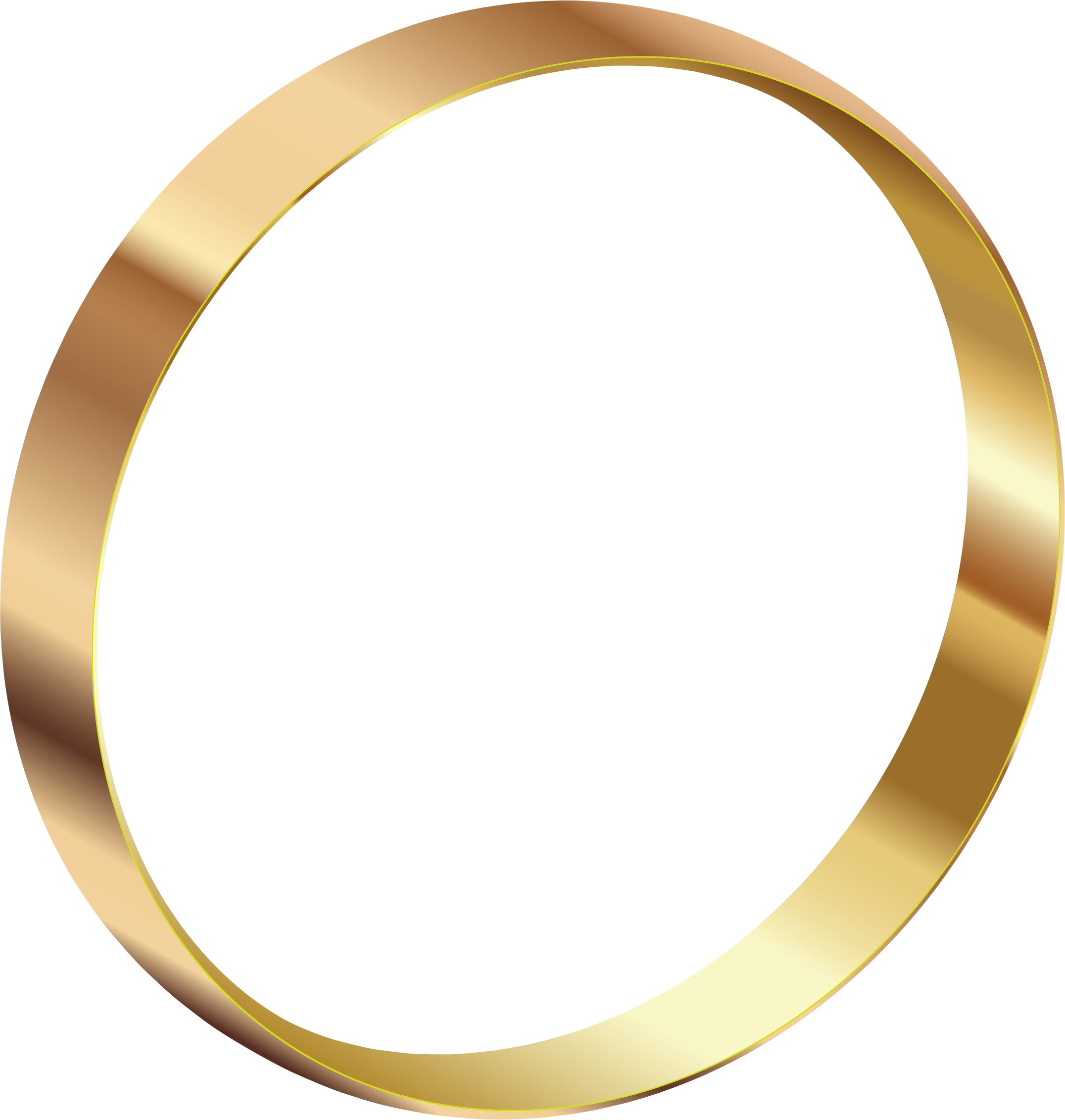 Eenvoudige Goue Ring Ontwerp Muurpapier