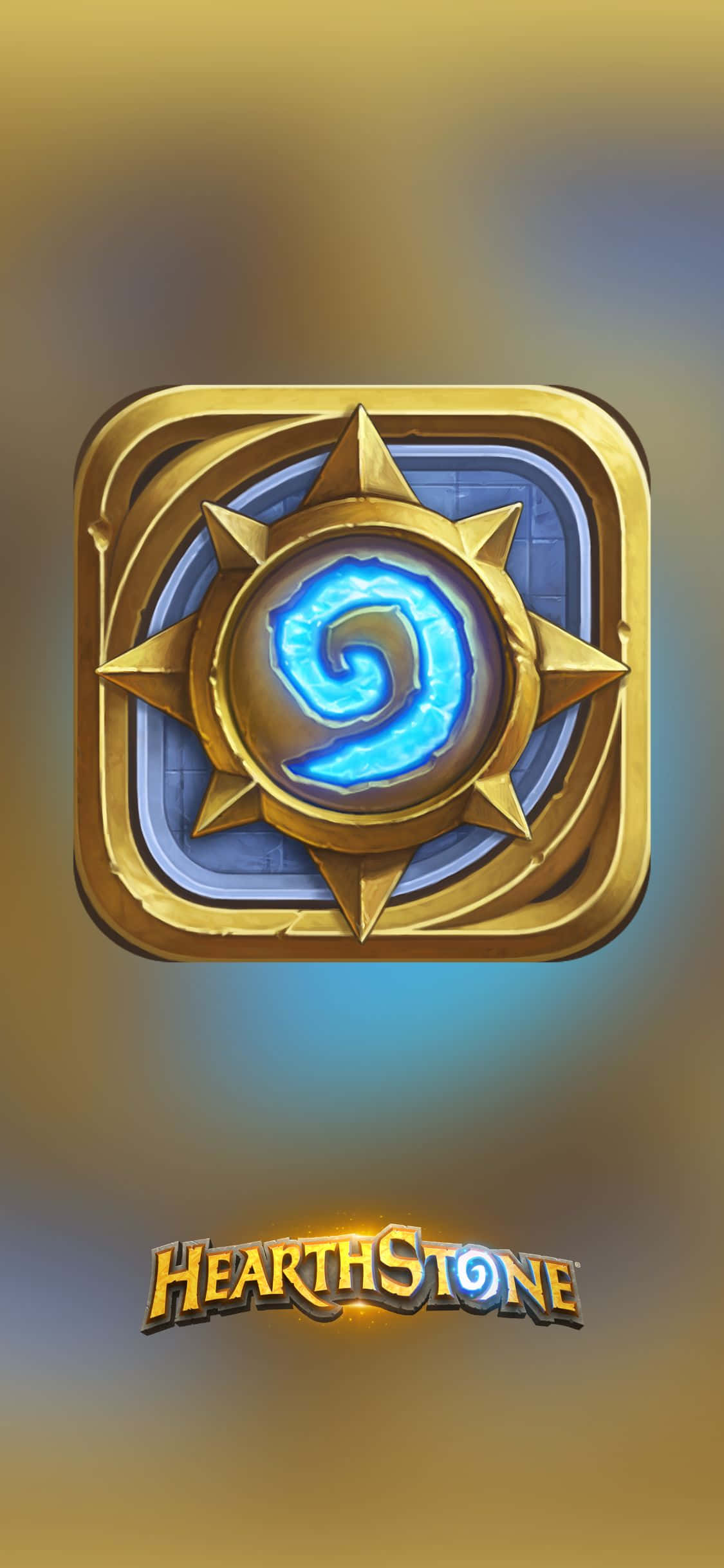 Eenvoudige Logo iPhone XS Hearthstone Agtergrond Muurpapier