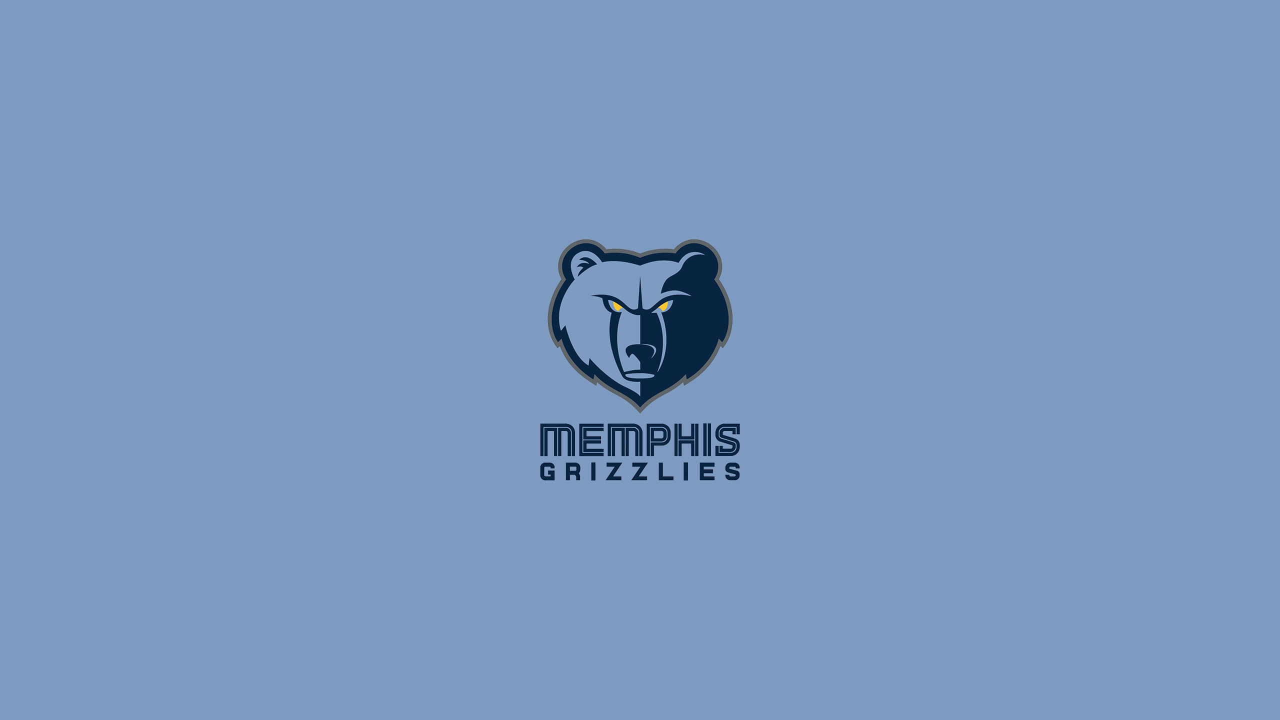 Eenvoudige Memphis Grizzlies Span Ikoon Muurpapier