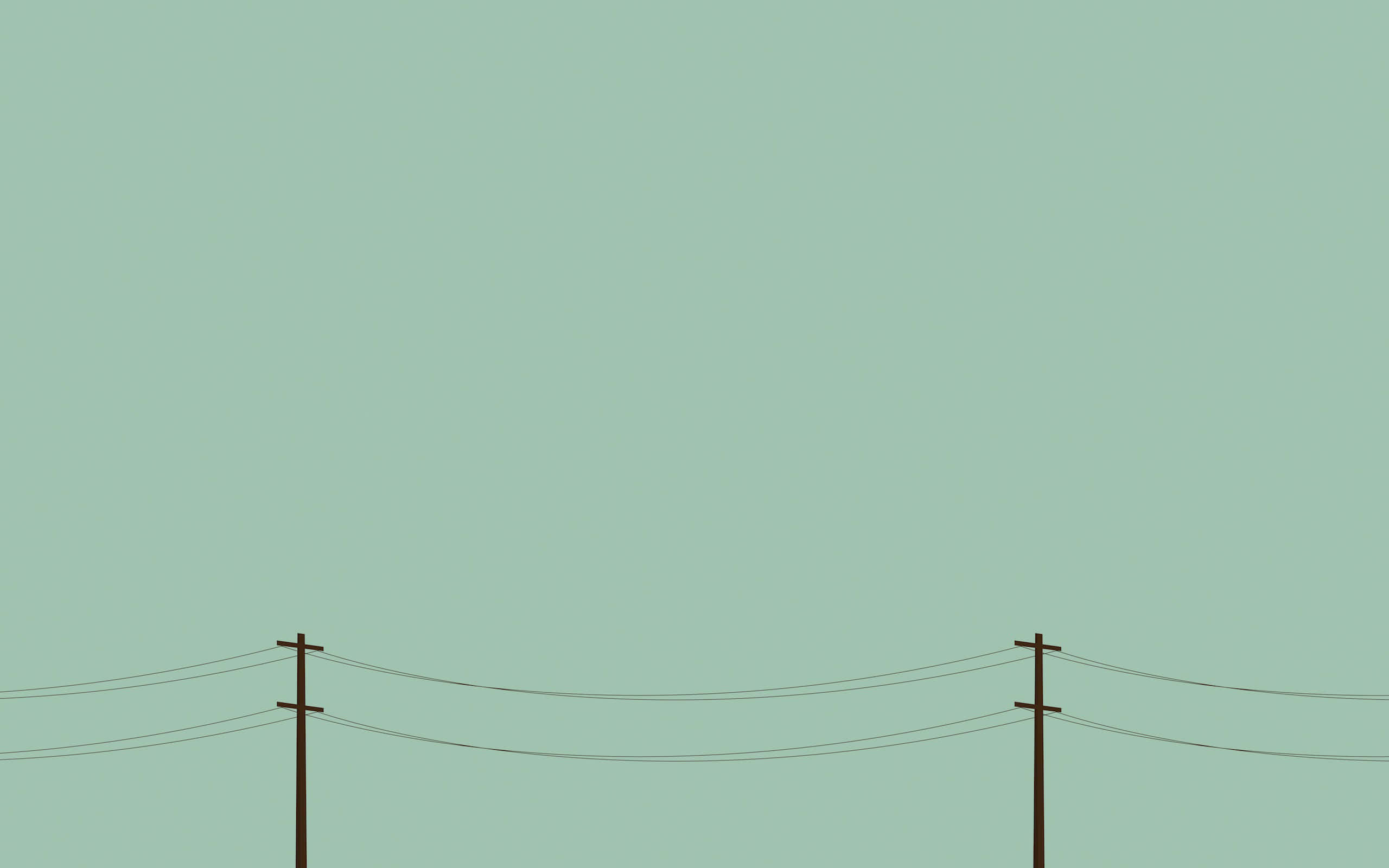 Eenvoudige Minimalistiese Elektriese Lyne Muurpapier