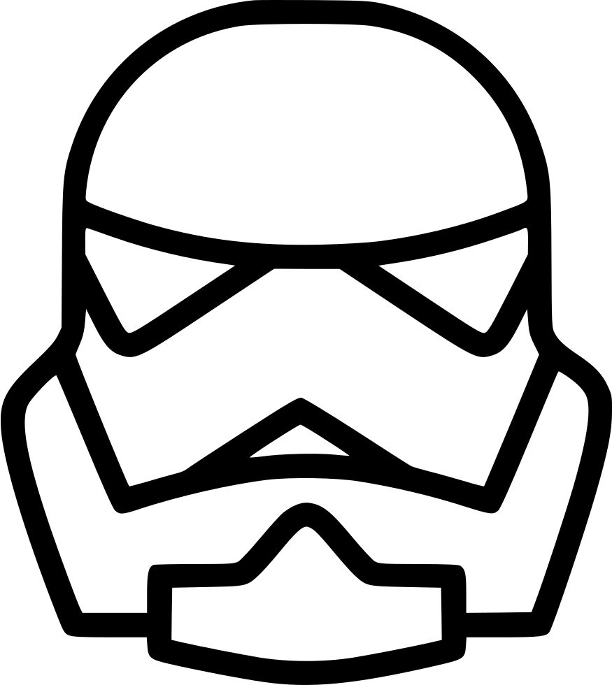 Eerste Orde Stormtrooper-helmomtrek Muurpapier