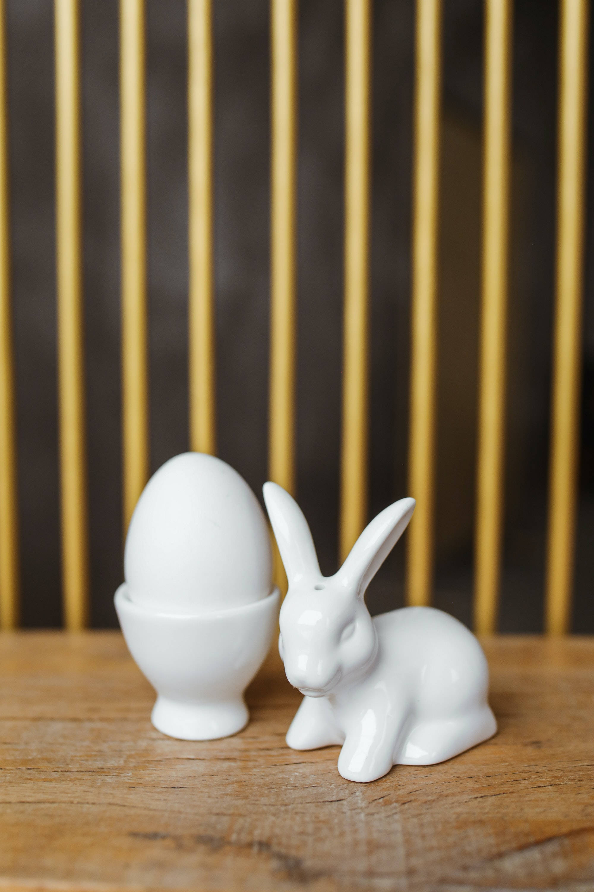 Eier met 'n Keramiekhaas Muurpapier