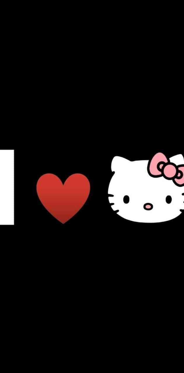 Ek Lief PFP Hello Kitty Muurpapier