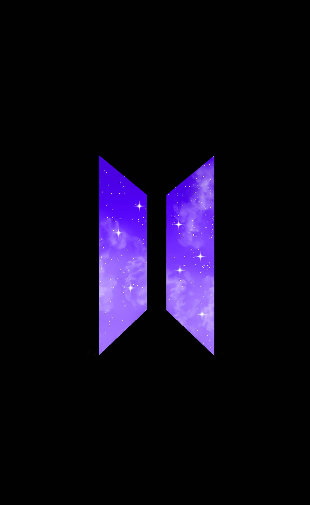 Ek Pers Jou Met BTS-logo — Bts-logo GIF Muurpapier