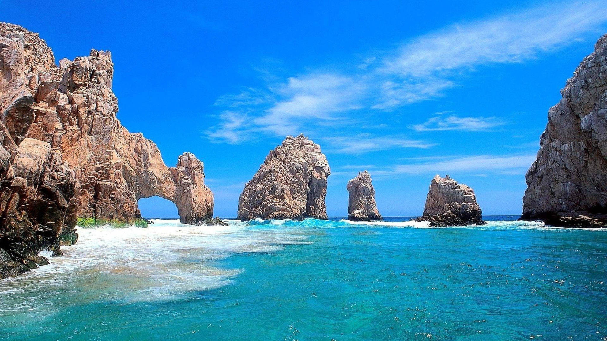 El Arco Oseaan Uitsig Muurpapier