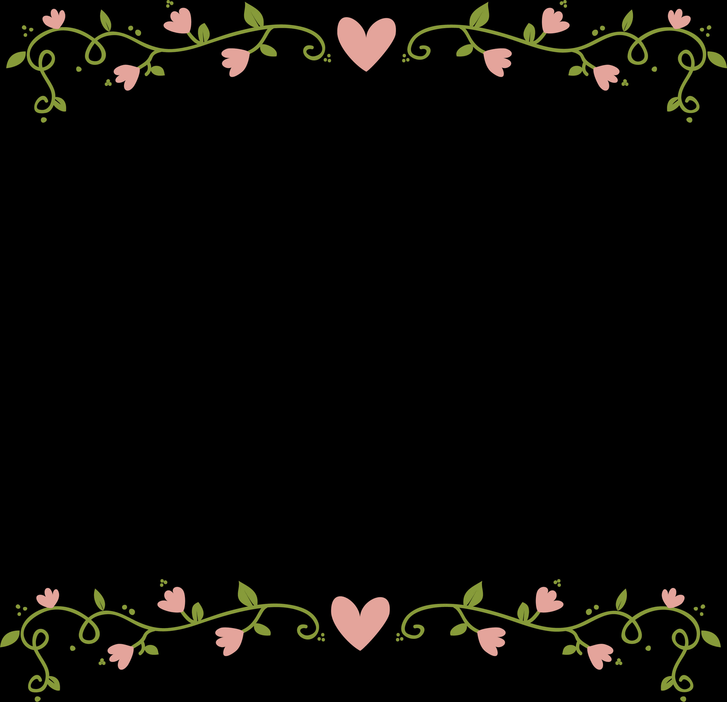 Elegante Blomhartrand Muurpapier