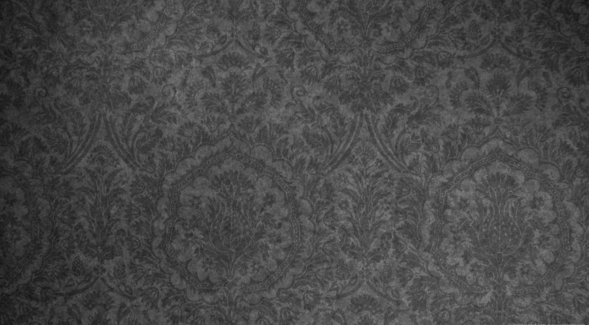 Elegante Donker Blommuurpapier Muurpapier