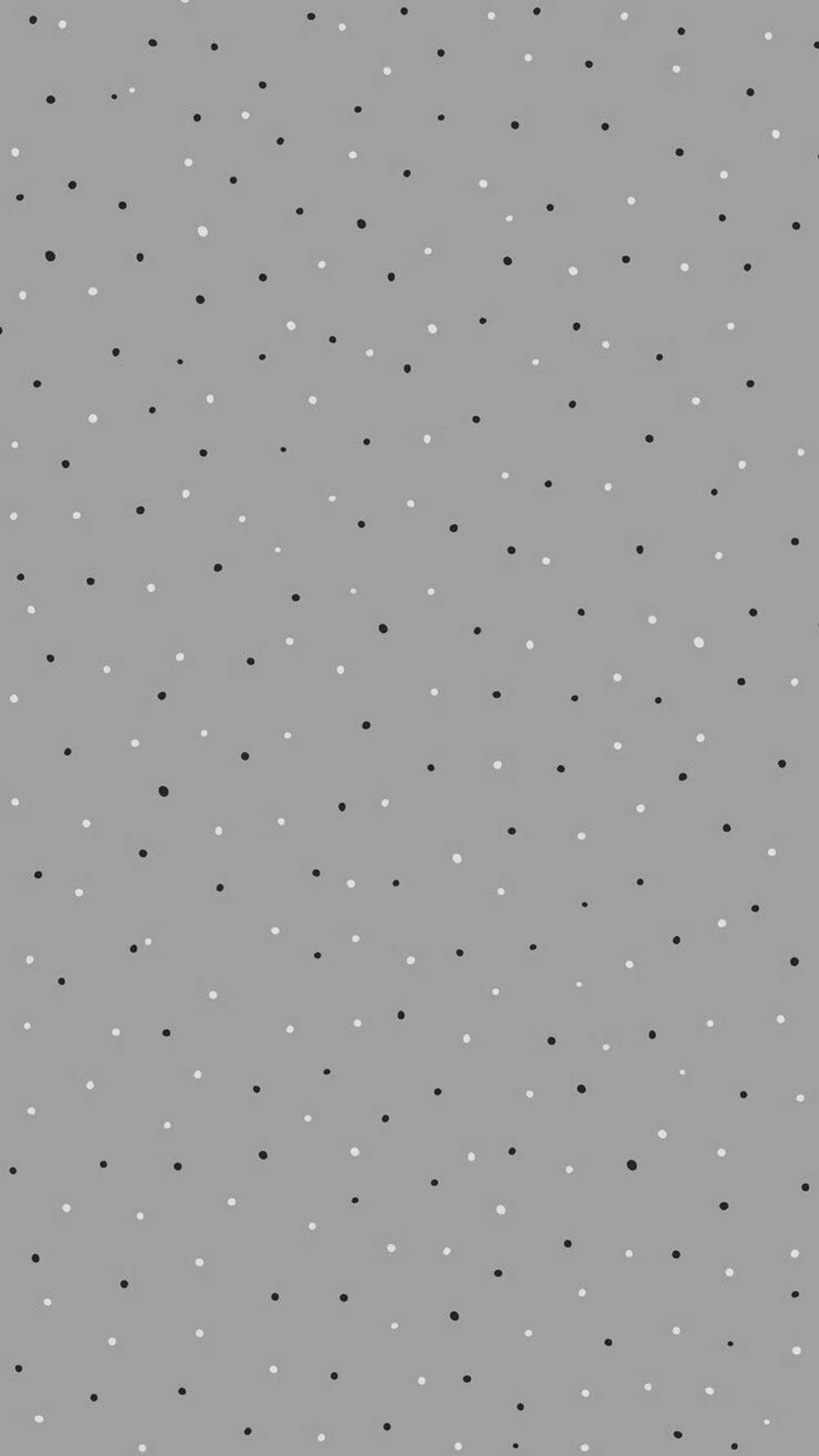 Elegante Grys iPhone met Slyke Polka Dot Patroon Muurpapier