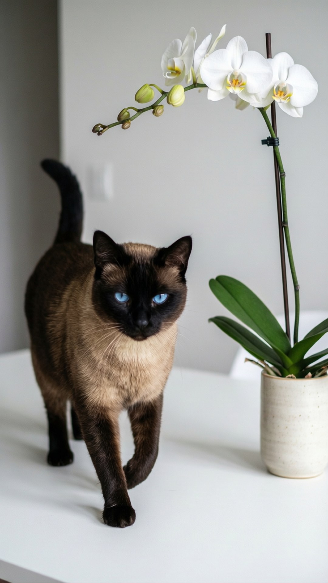 Elegante Siamese Muurpapier